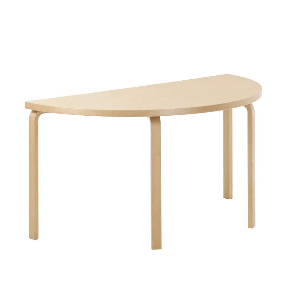 Aalto Table Half-Round 96 spisebord