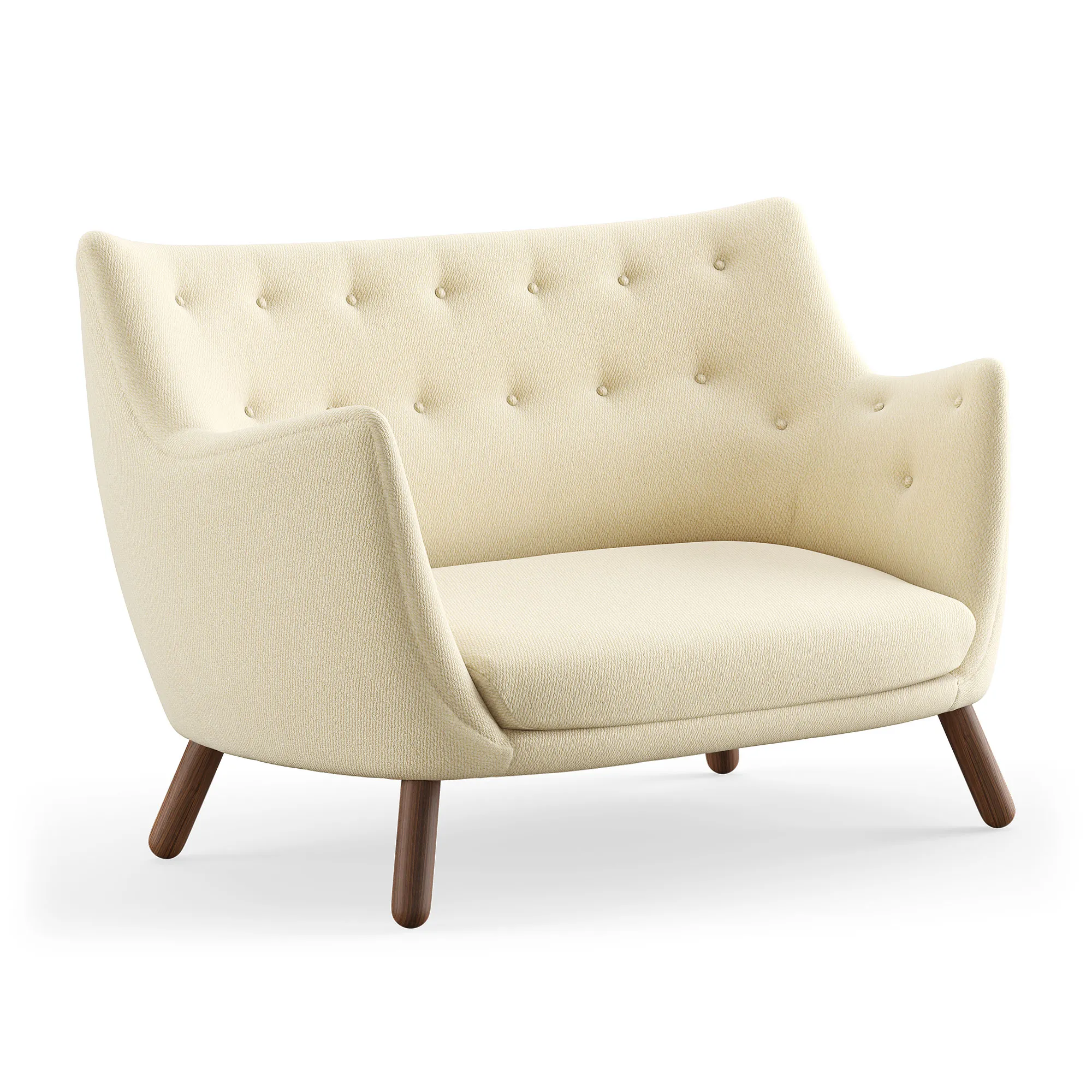 Poet sofa Walnut - 1