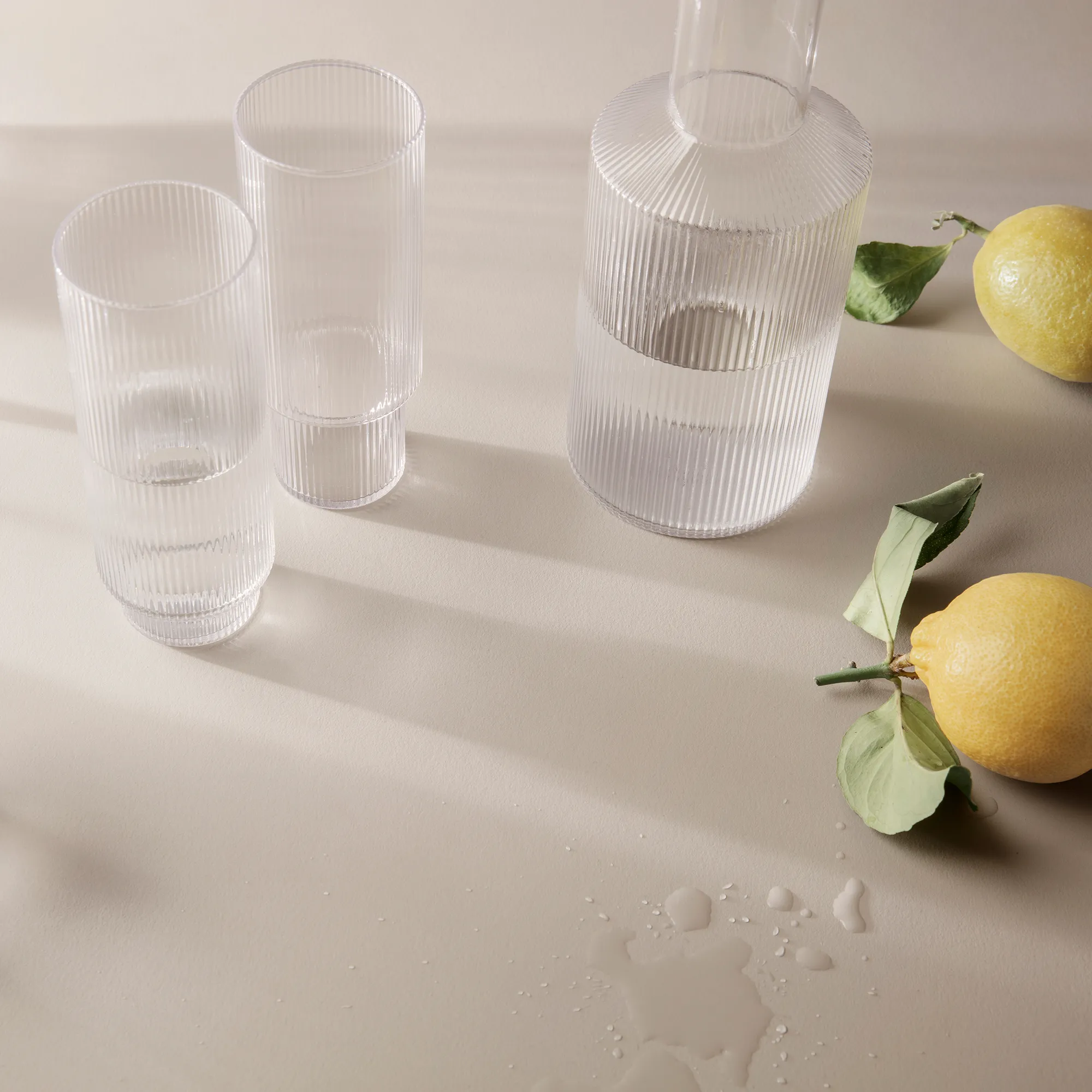 Ripple longdrinkglass 4-pakning - 7