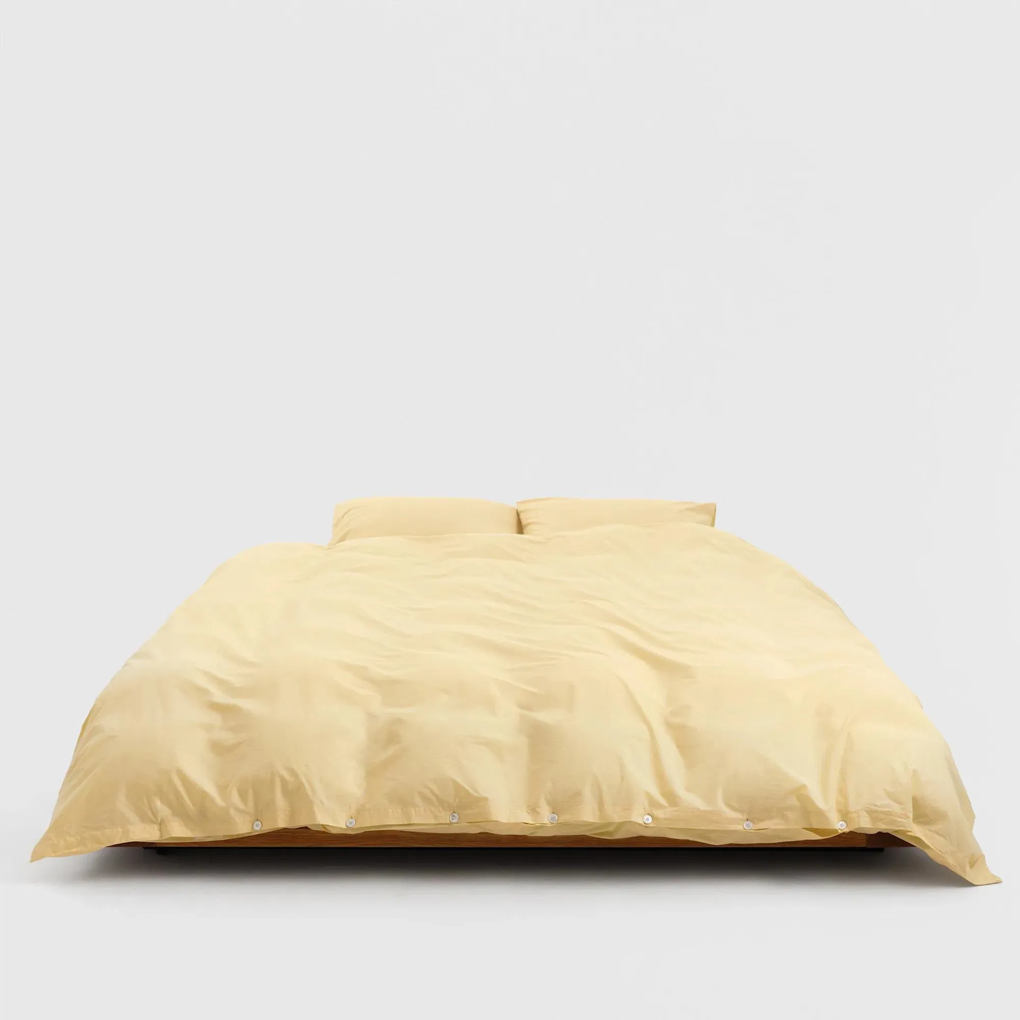 Percale Solid Shaded Yellow dynetrekk - 4