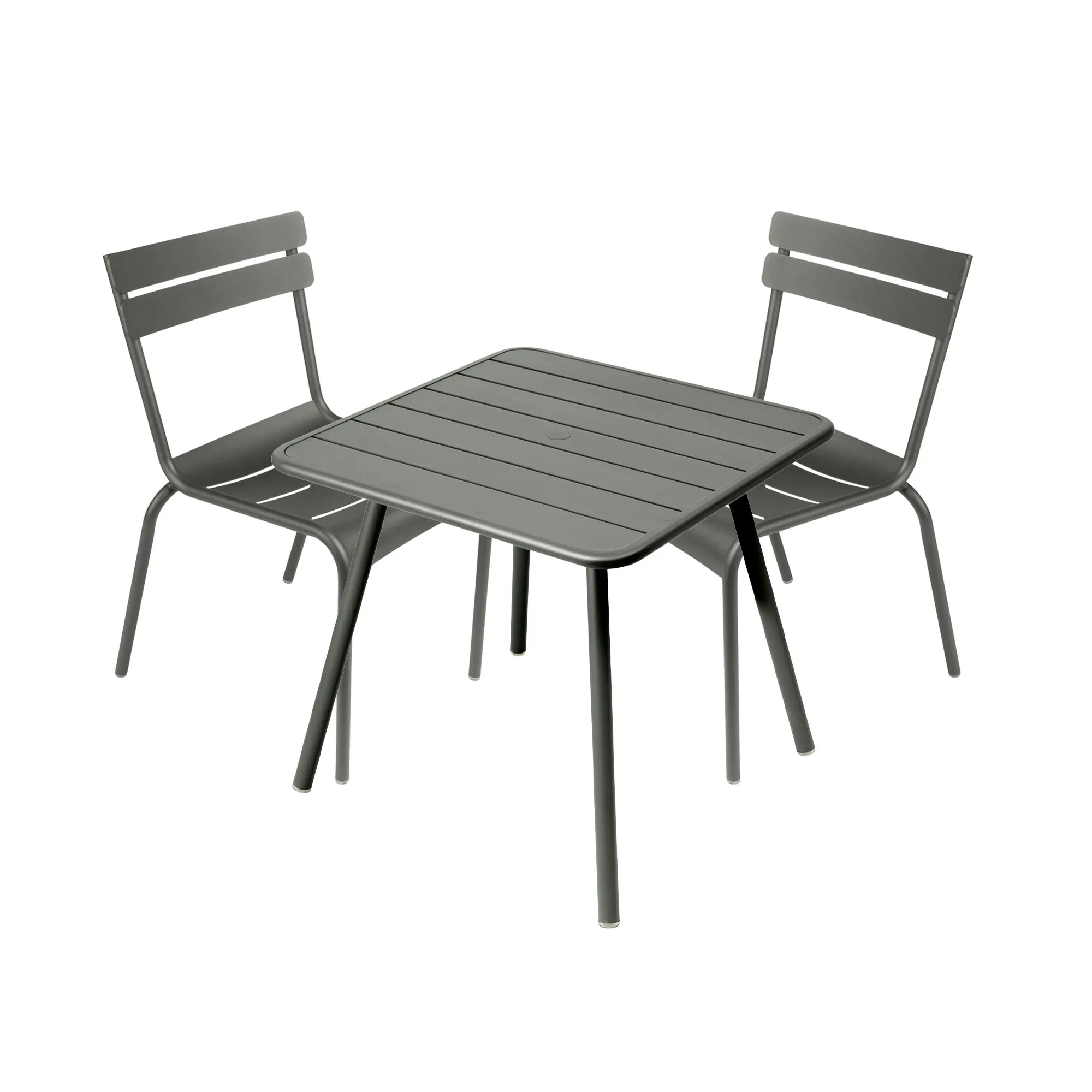 Luxembourg spisegruppe firbent bord & 2 stoler - 1