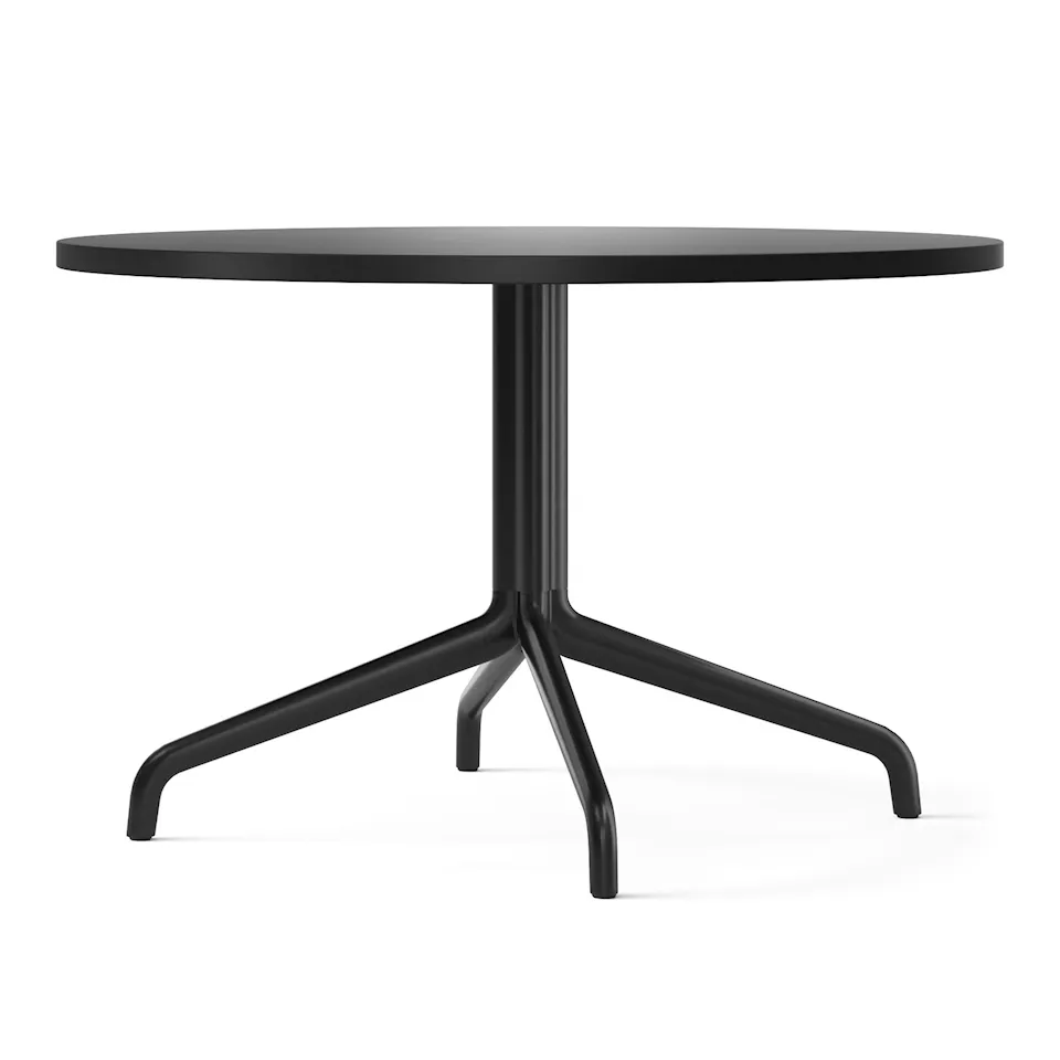 Harbour Column Lounge Table 4-star - Black/Charcoal - Ø80 cm