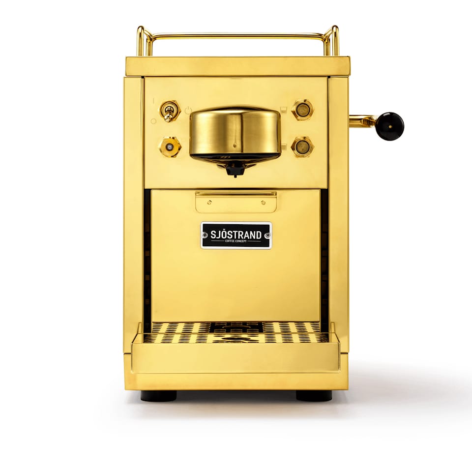 Espresso Capsule Machine - Brass