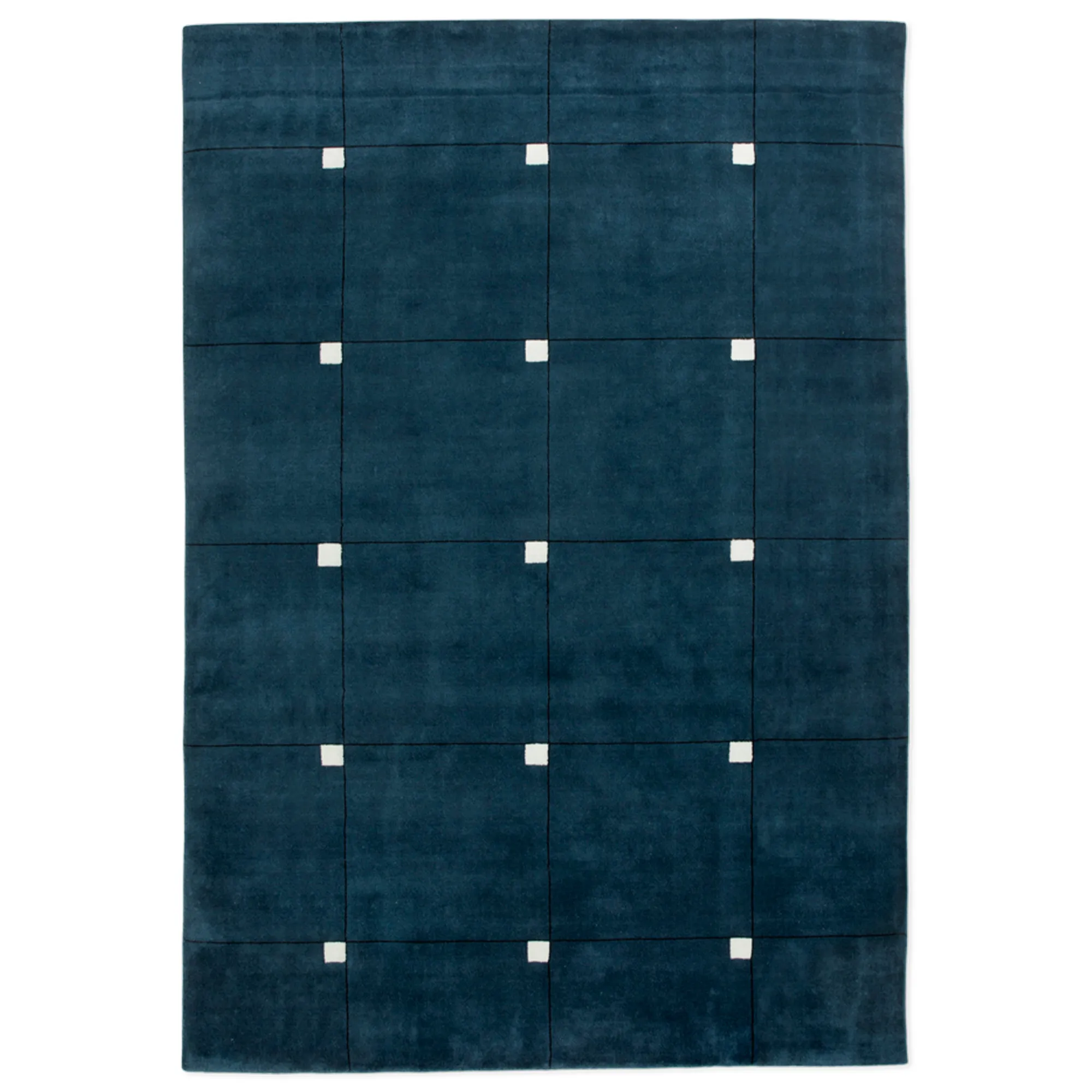 Modern Teal ullteppe - 1