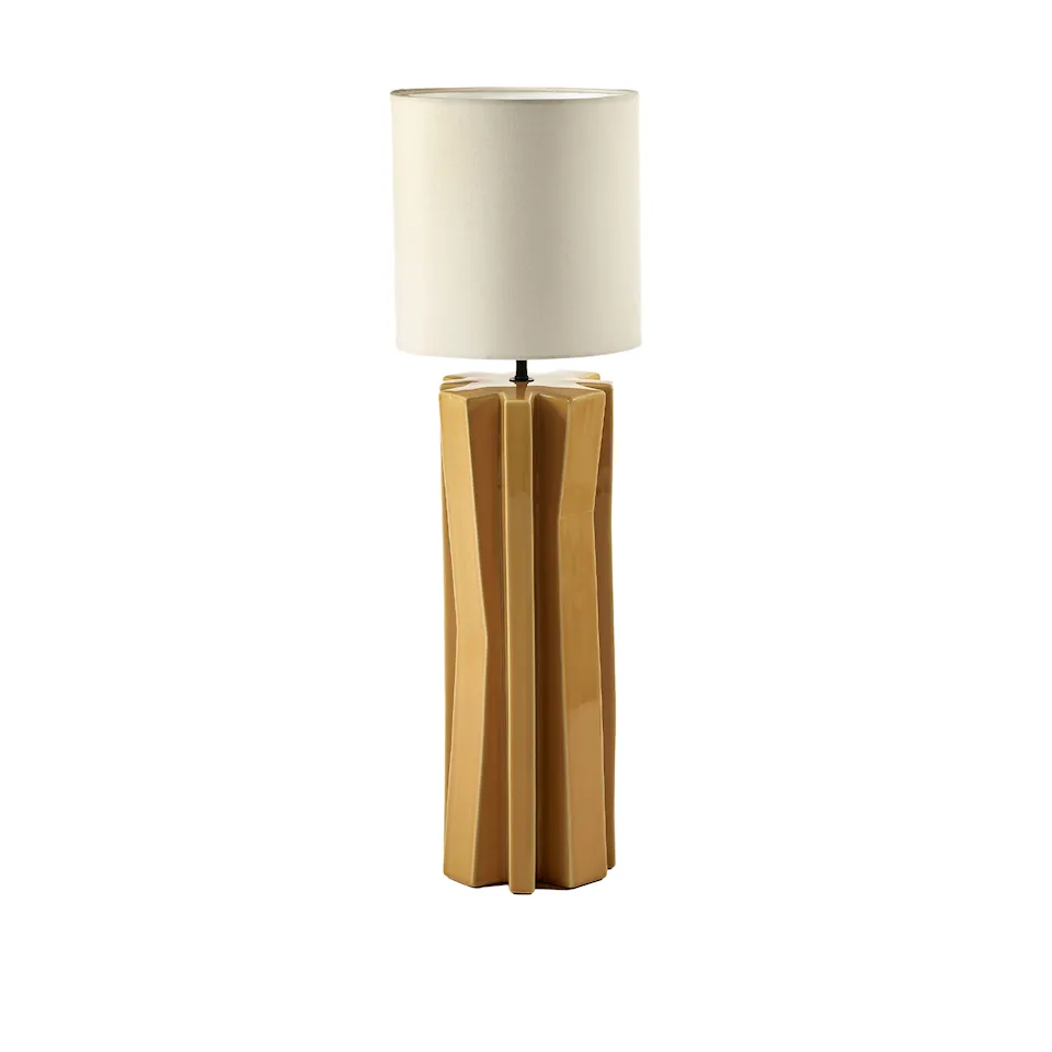 Bordlampe °3 gul - hvit yucca