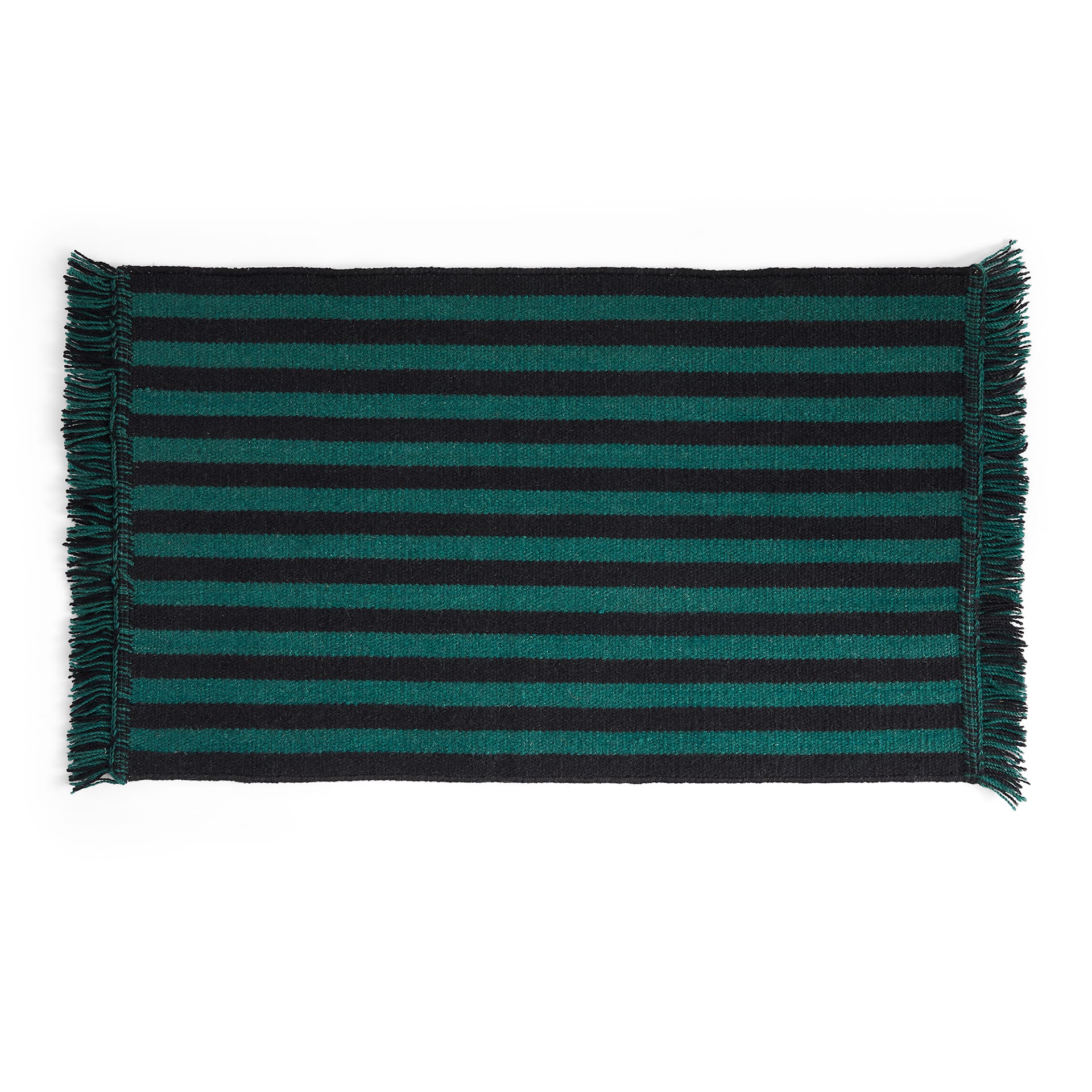 Stripes and Stripes Wool Mat Green - HAY - NO GA