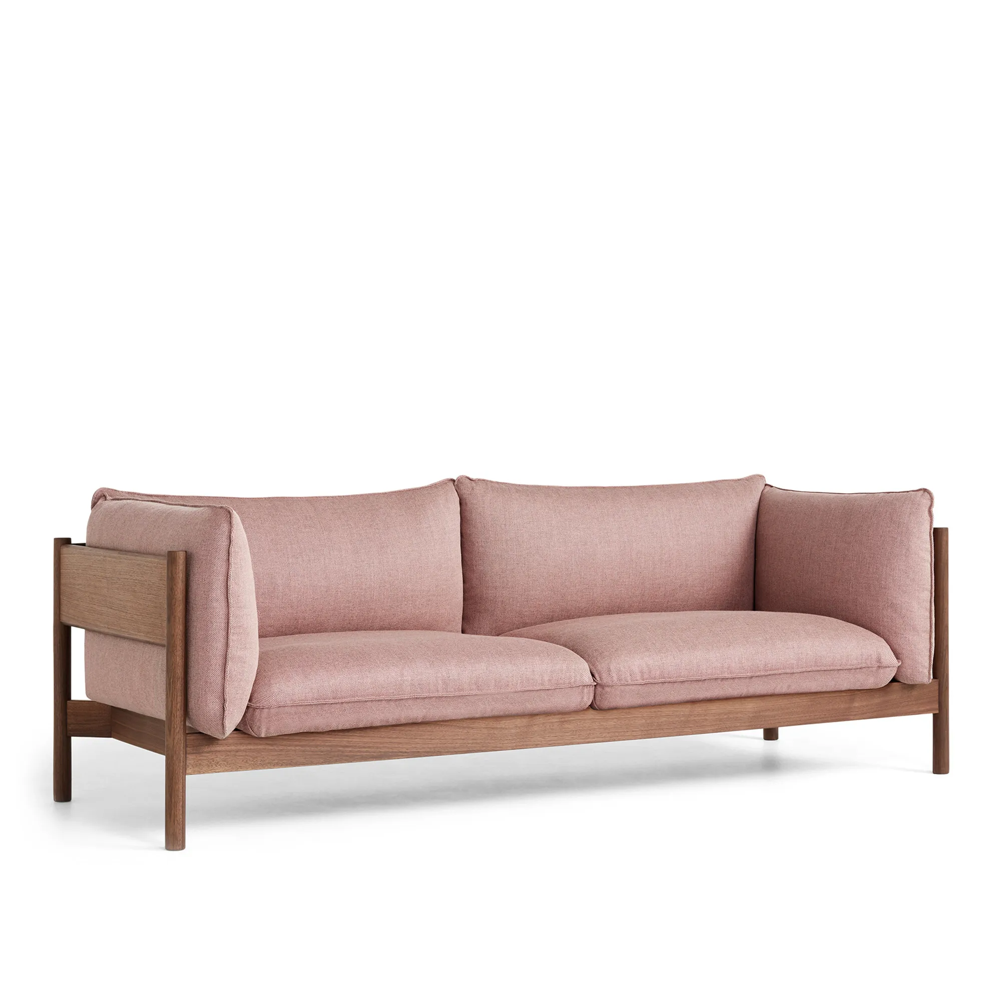 Arbour Eco 3-sitssoffa Oiled Waxed Walnut - 1