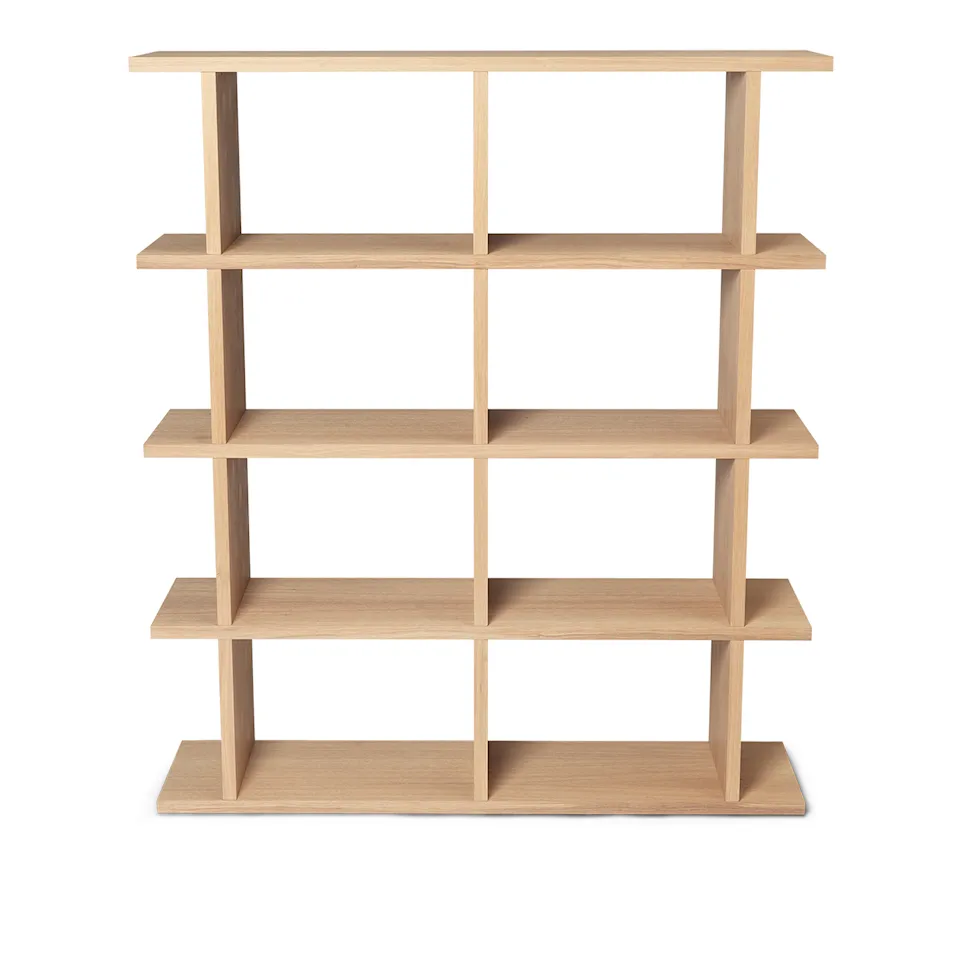 Kona bokhylle 2 x 4 hyller