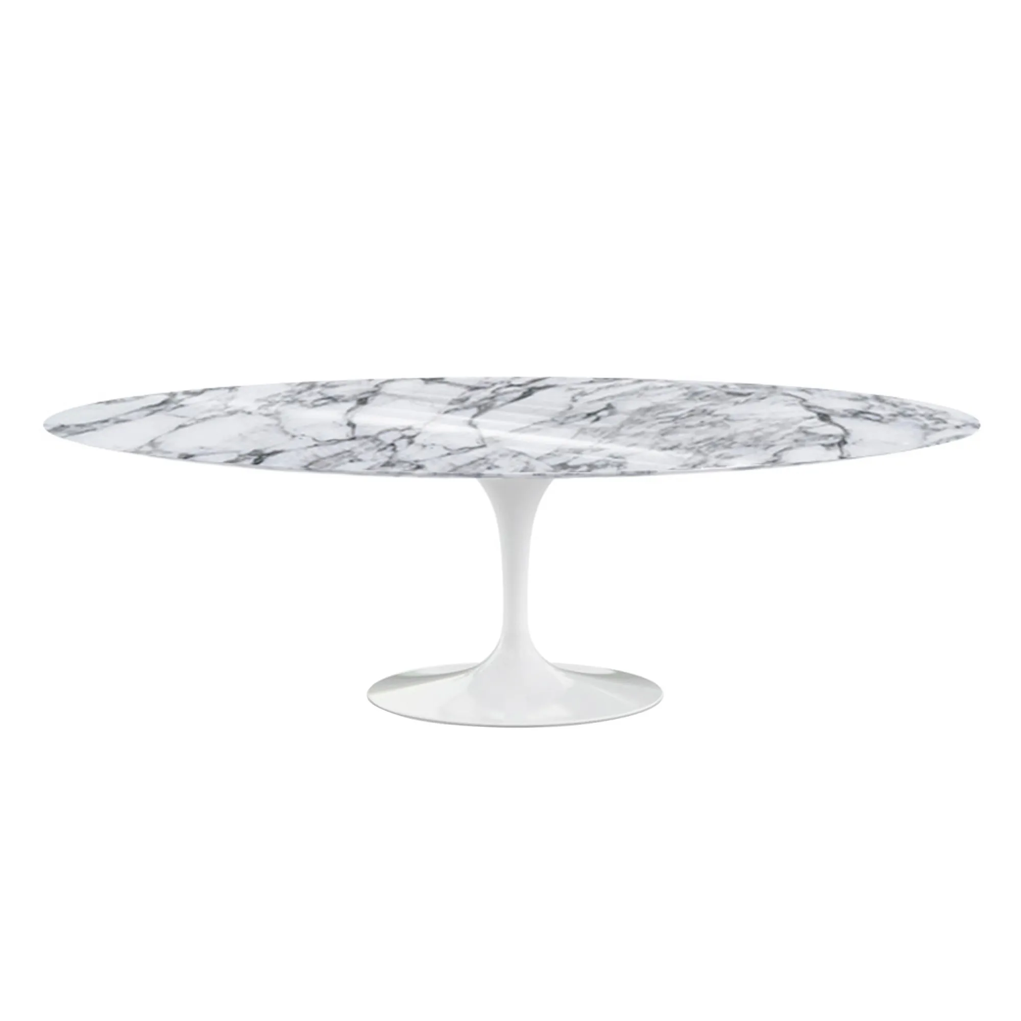 Saarinen Oval spisebord 244 cm White - 1