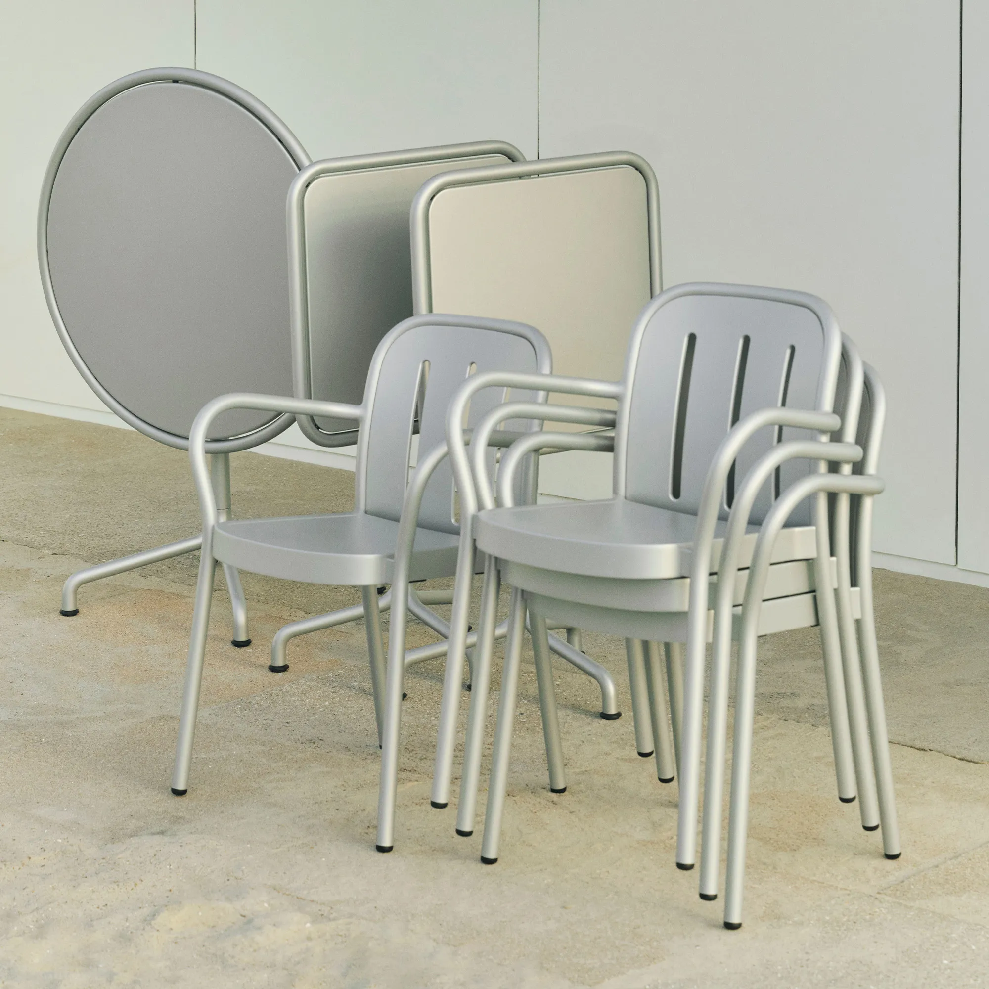 Deville utendørs spisebord 55 x 55 cm - 5