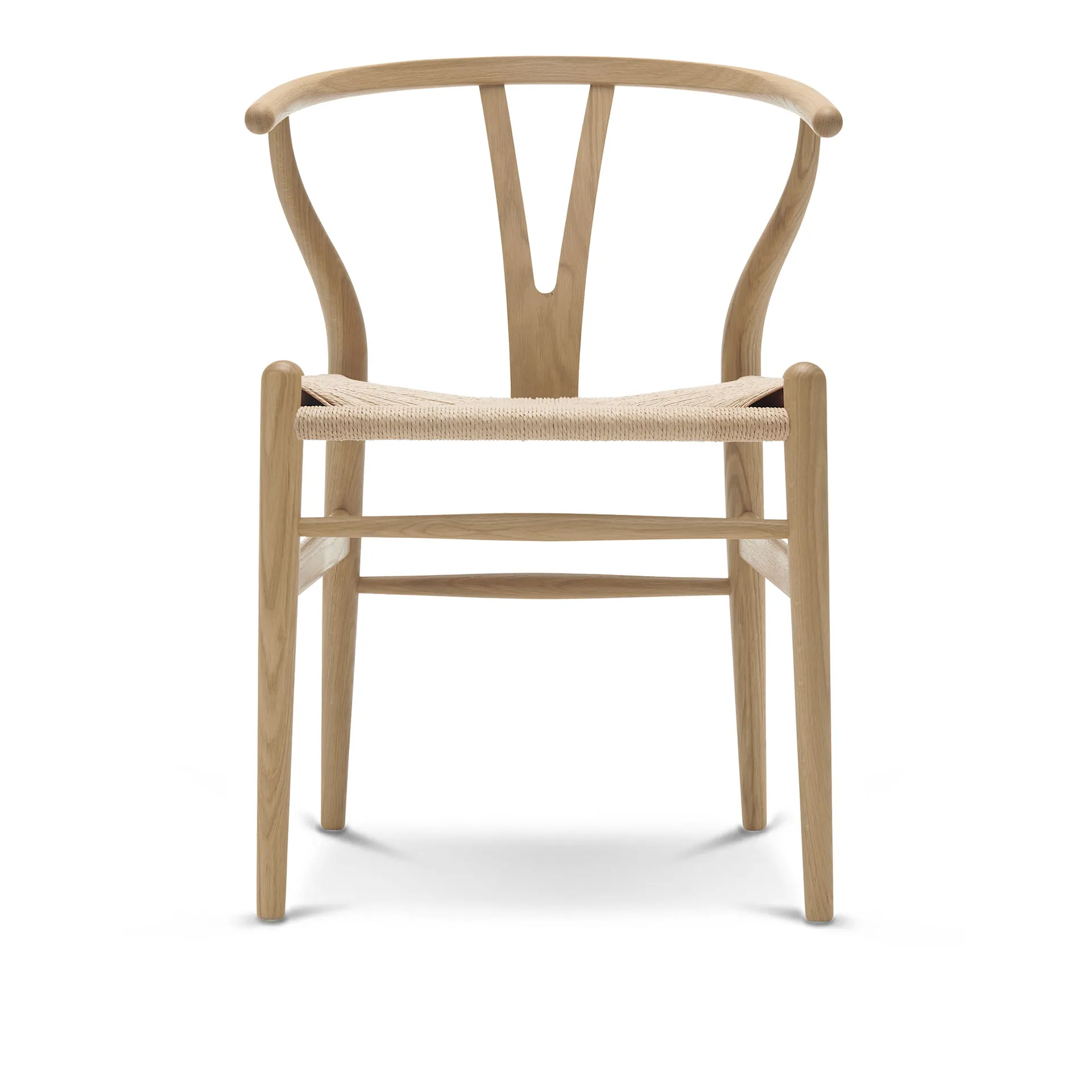 CH24 Y-stol - Eik/Naturfarget flettet papirsnor - Carl Hansen - Hans J. Wegner - NO GA