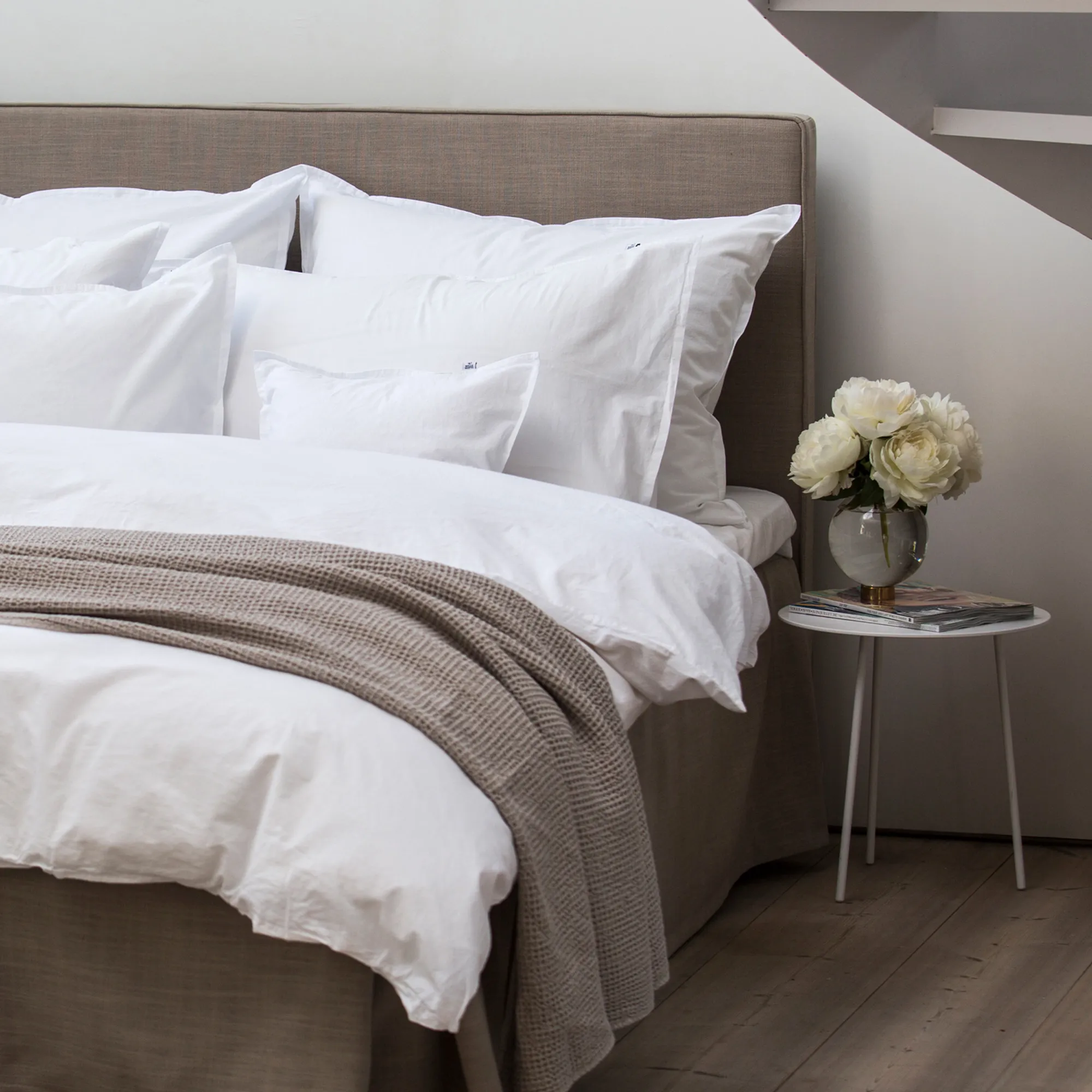 Alexandra Linen Nature sengegavl - 3