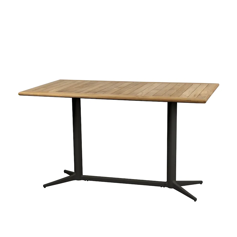 Drop cafebord 130x75 Lava Grey