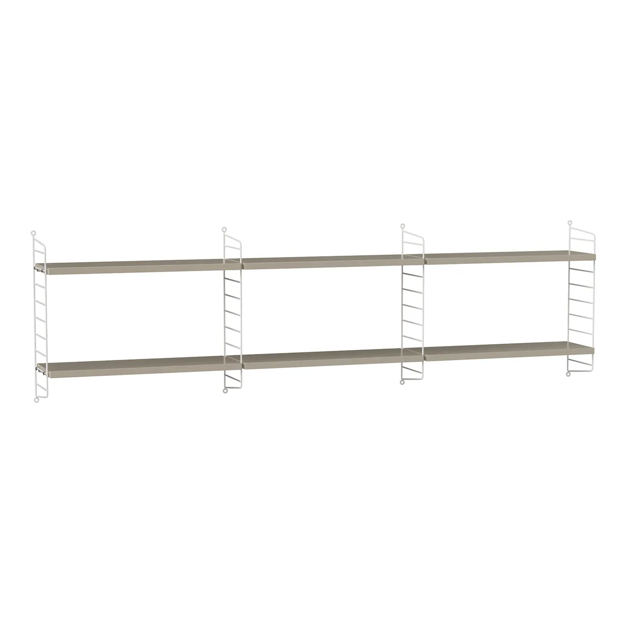 Sovrum hyllsystem E beige/vit
