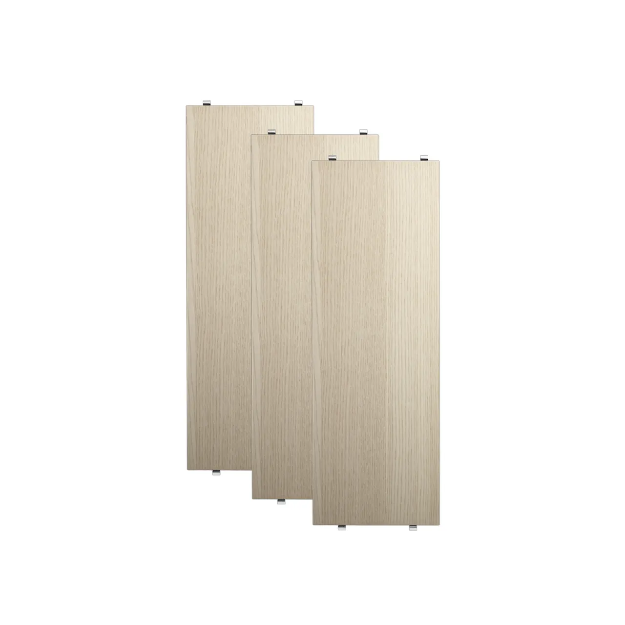 Hylleplate 58x20cm 3-pack eik