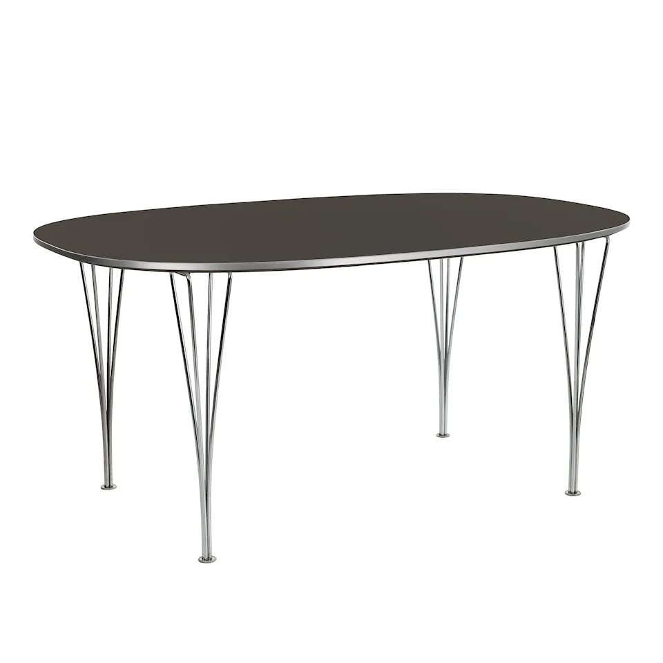 B611 Superellipse spisebord 90 x 135 cm