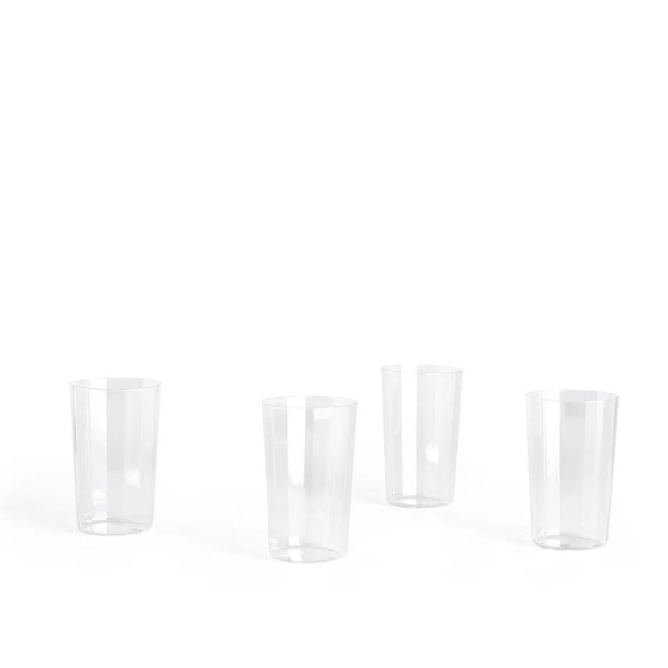 Vinkelglass 4-pakning stor 13 cm clear