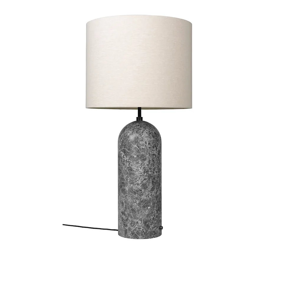 Gravity gulvlampe XL Low grå marmor