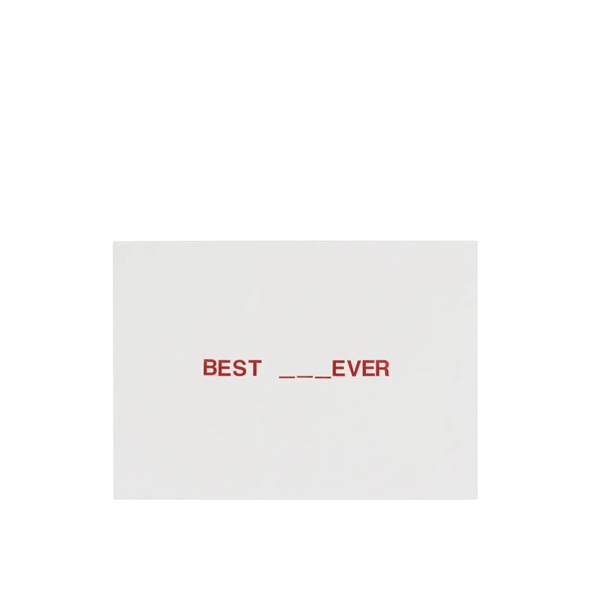 Underscore card - Best forever - Dotsy - NO GA