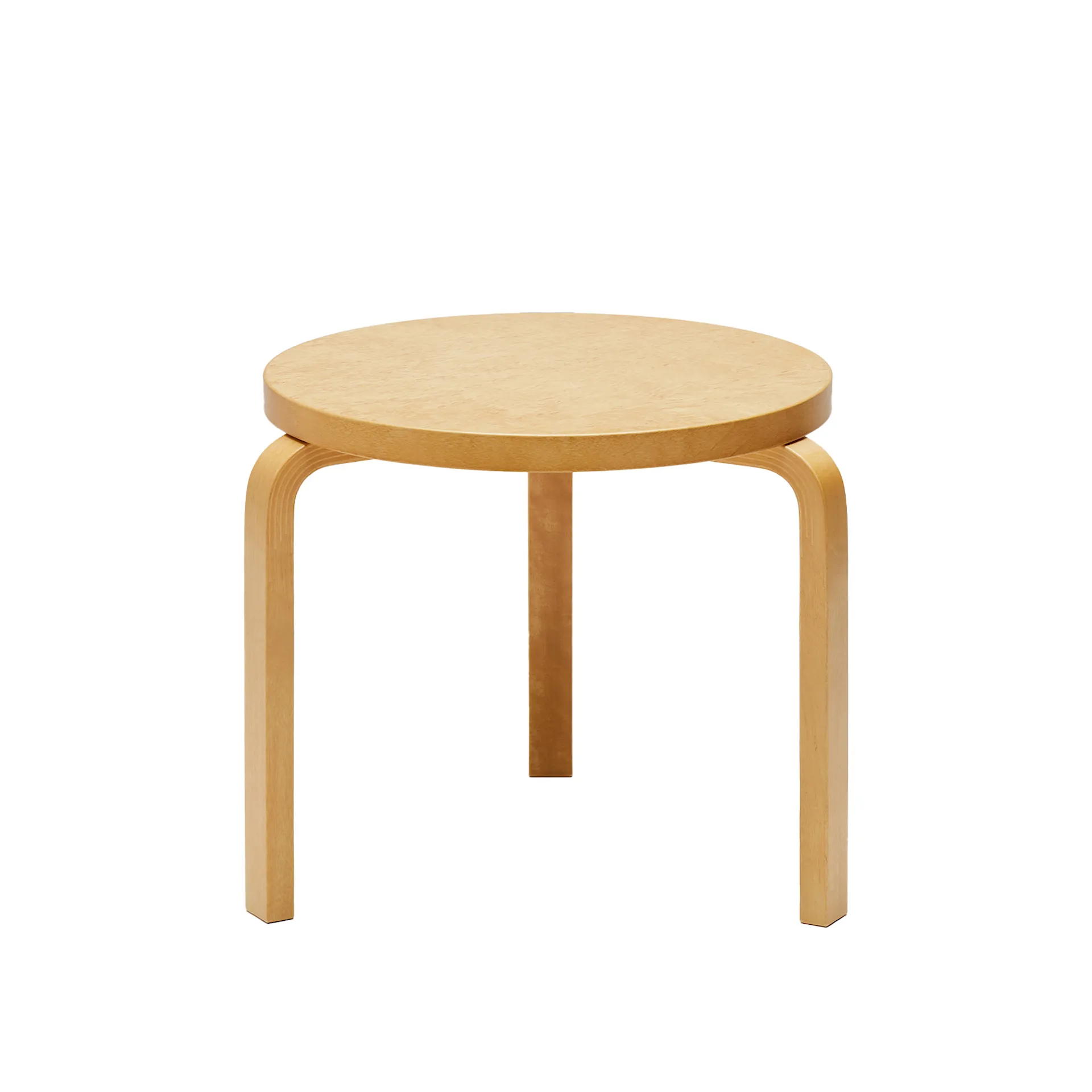 Table 90D Curly Birch Exclusive Edition - Artek - Alvar Aalto - NO GA