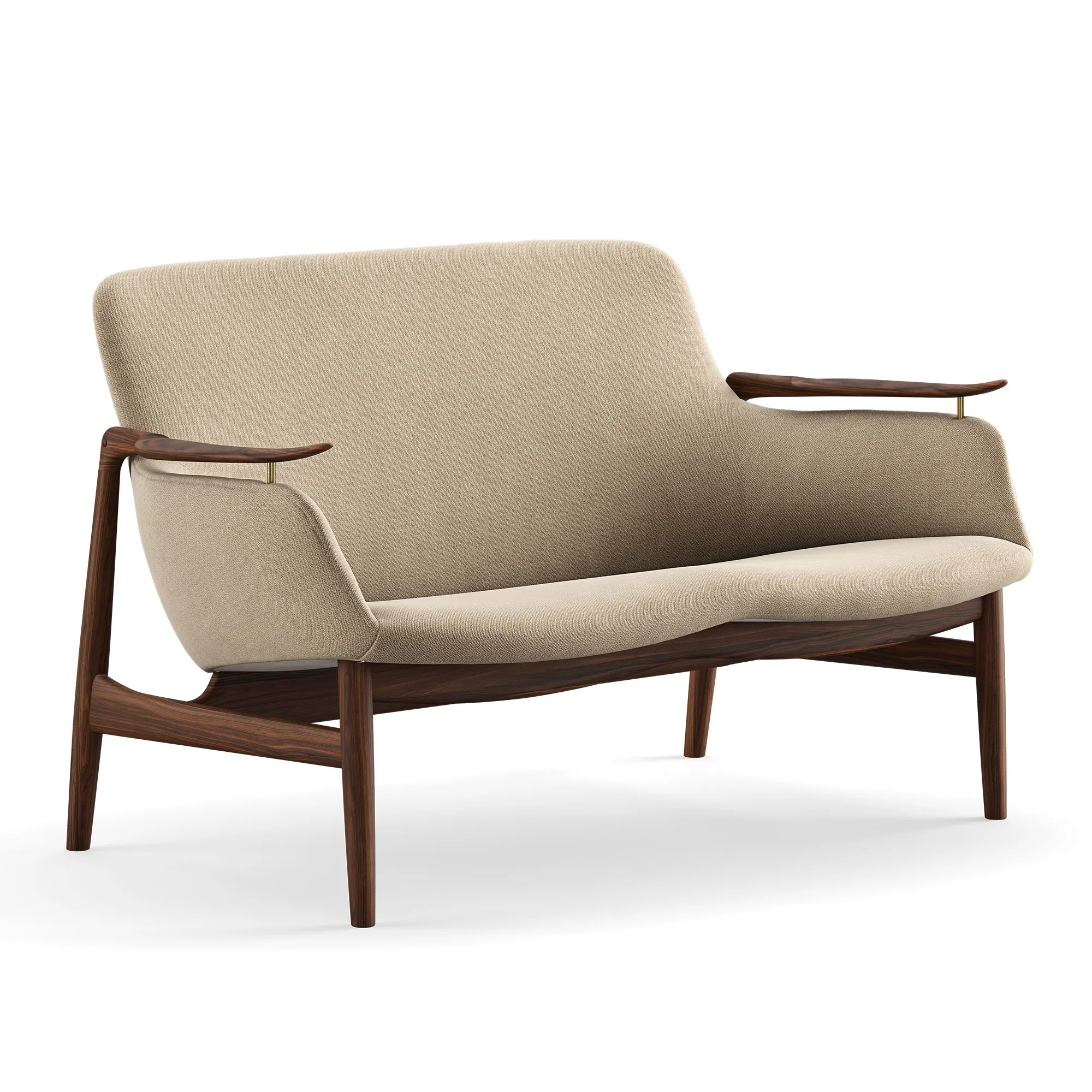 53 sofa Walnut - 1
