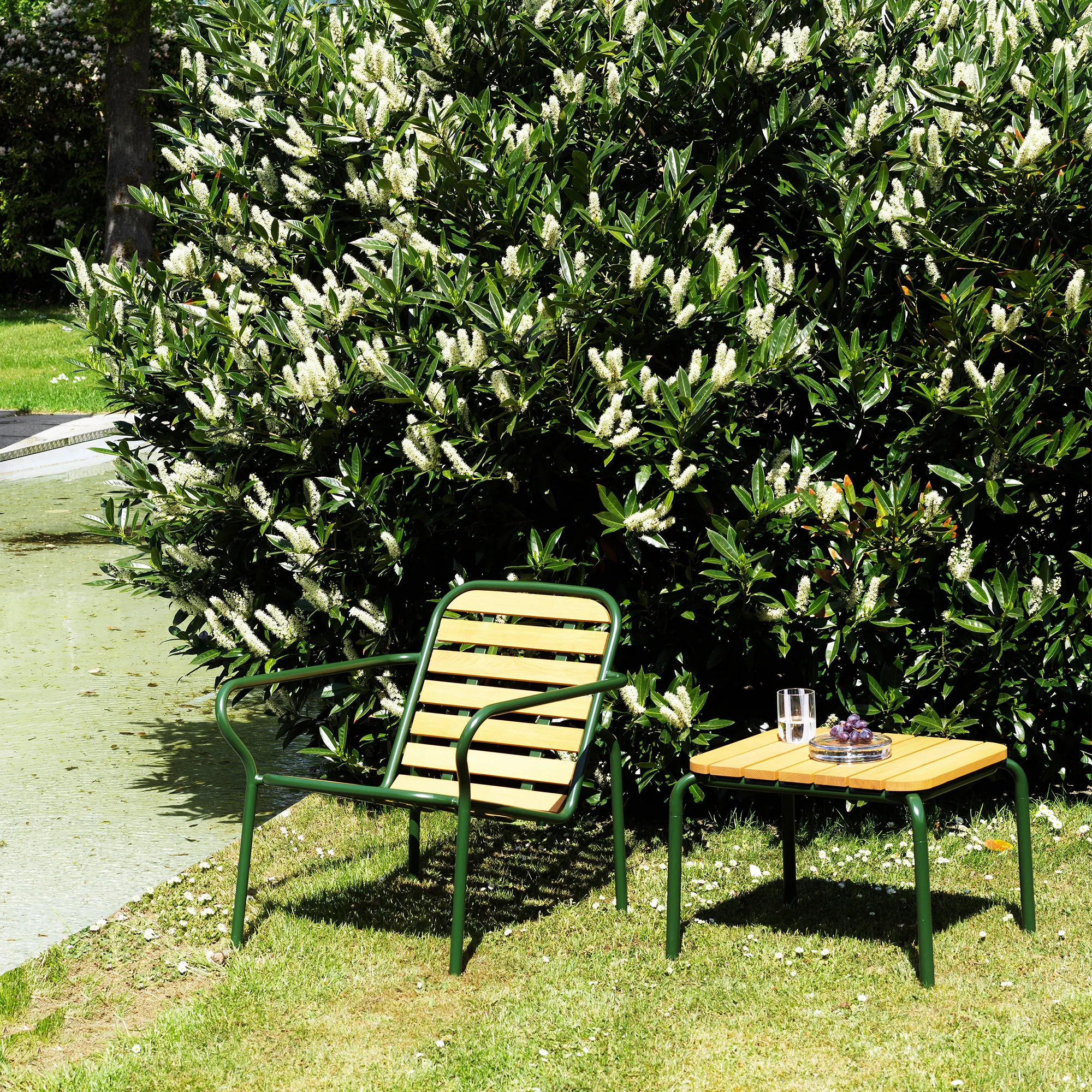 Vig Robinia utebord og Vig Robinia utestol 2 stk. - 6