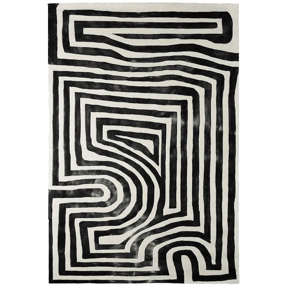 Psychedelic Labyrinth Charcoal ullteppe