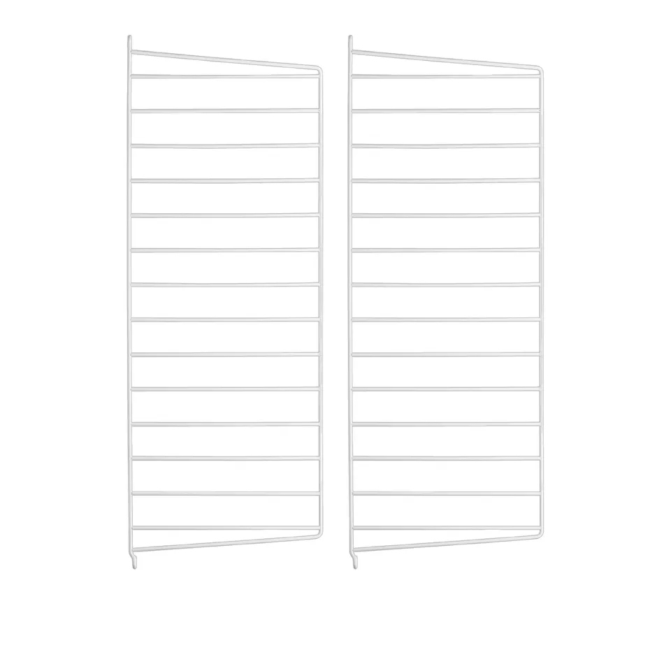 Veggavl 75x30cm 2-pack hvit