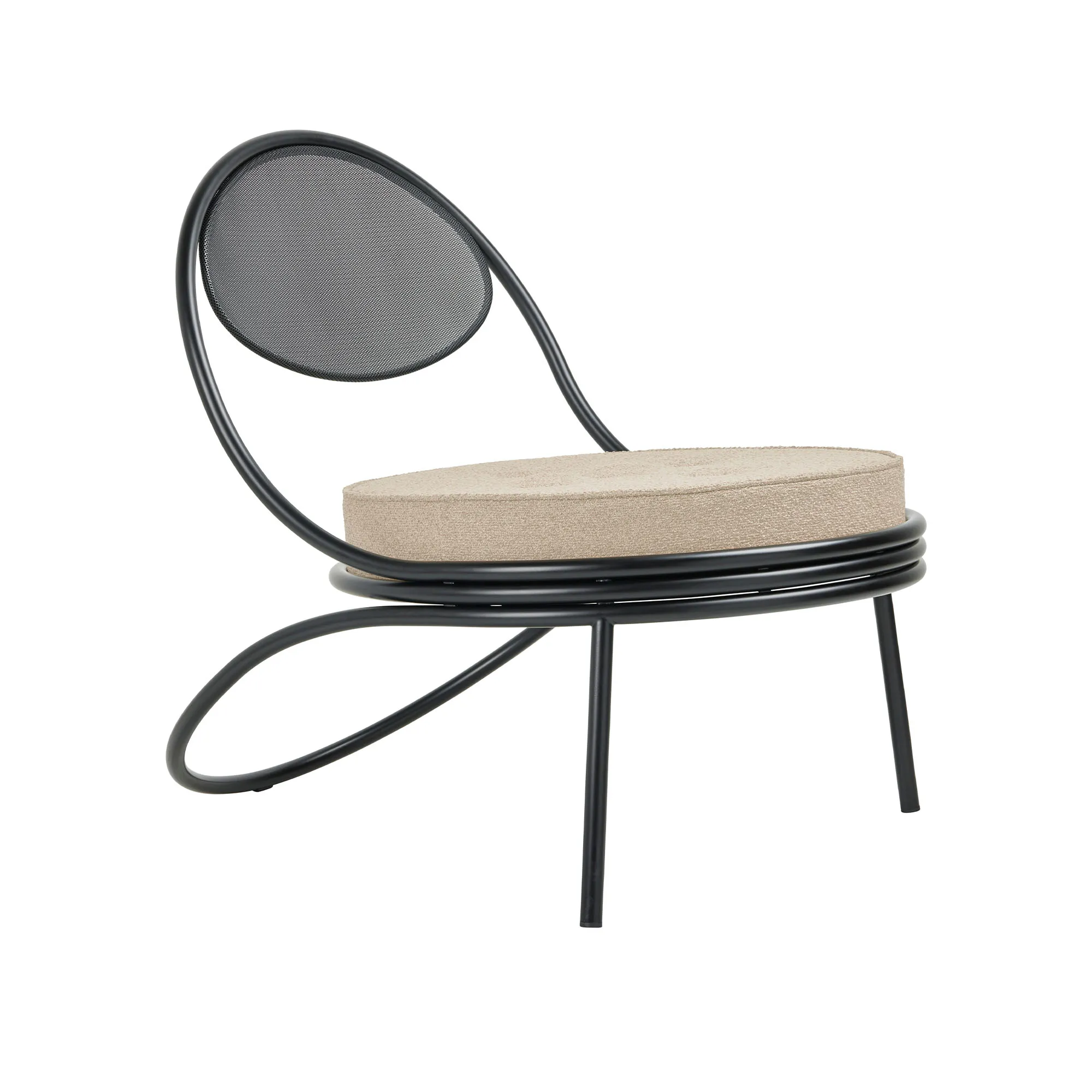Copacabana utendørs lenestol Black Semi Matt - 1