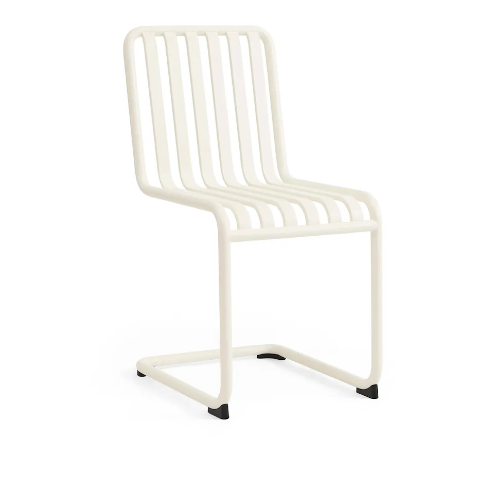 Palissade Cantilever Chair Cream White