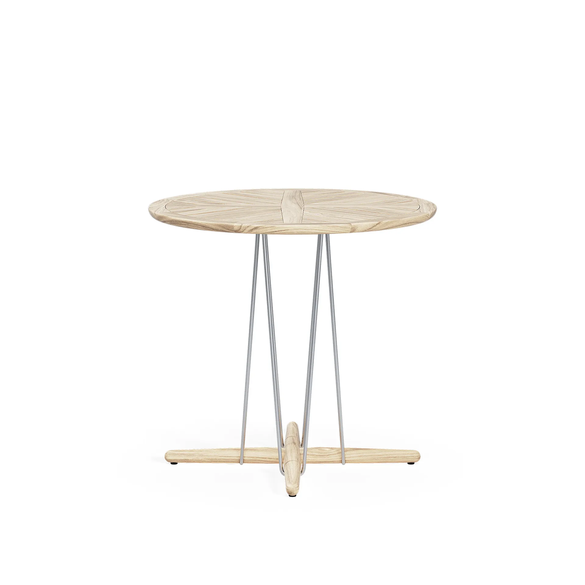 E022 Embrace Outdoor Series Table Ø 140 Cm, Ubehandlet teak - Carl Hansen - NO GA