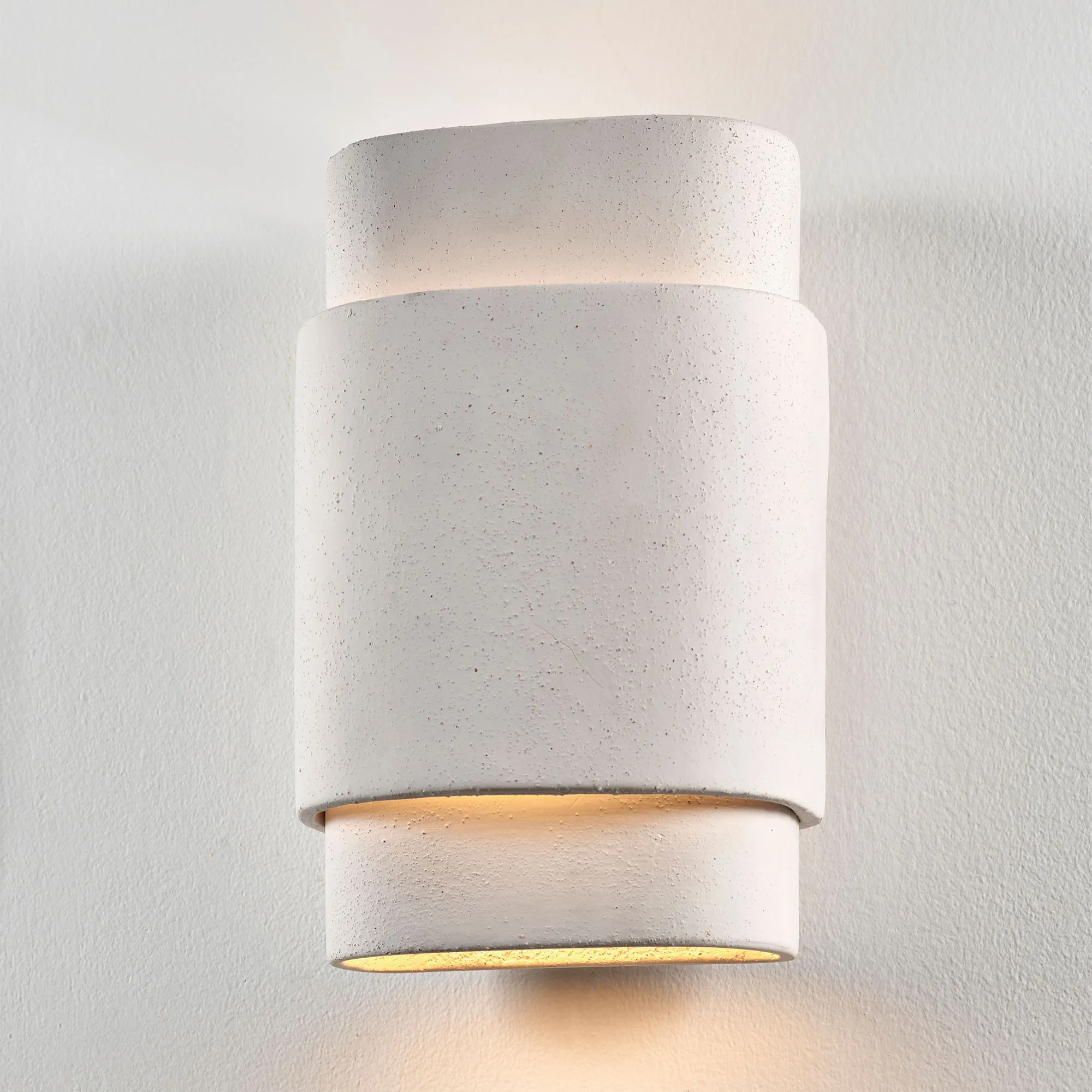 Vegglampe beige pierre