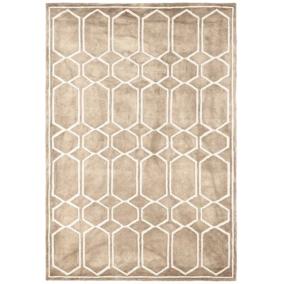 Tie Dye Beige ullteppe