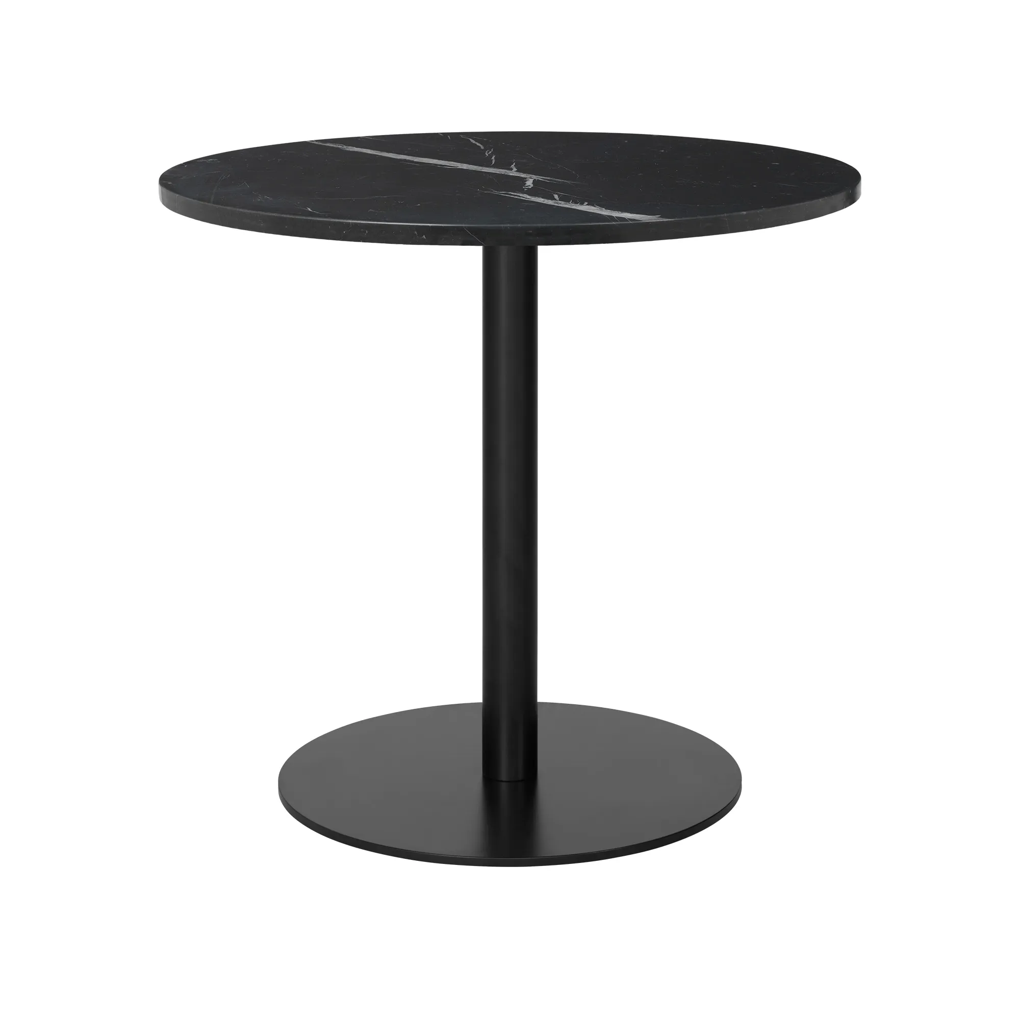 GUBI 1.0 spisebord Ø80 cm svart - 1
