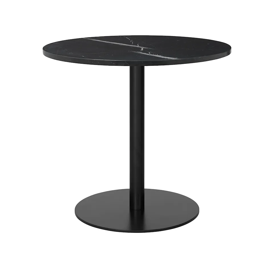 GUBI 1.0 spisebord Ø80 cm svart