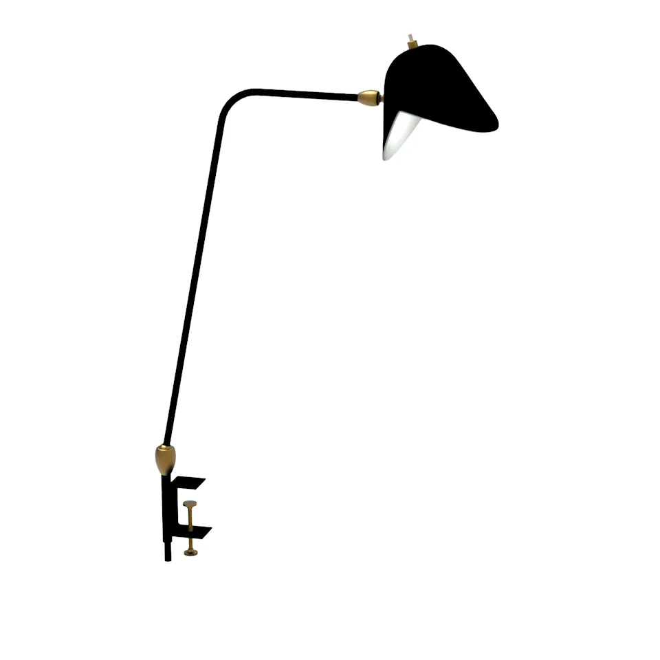 Agrafée skrivebordslampe