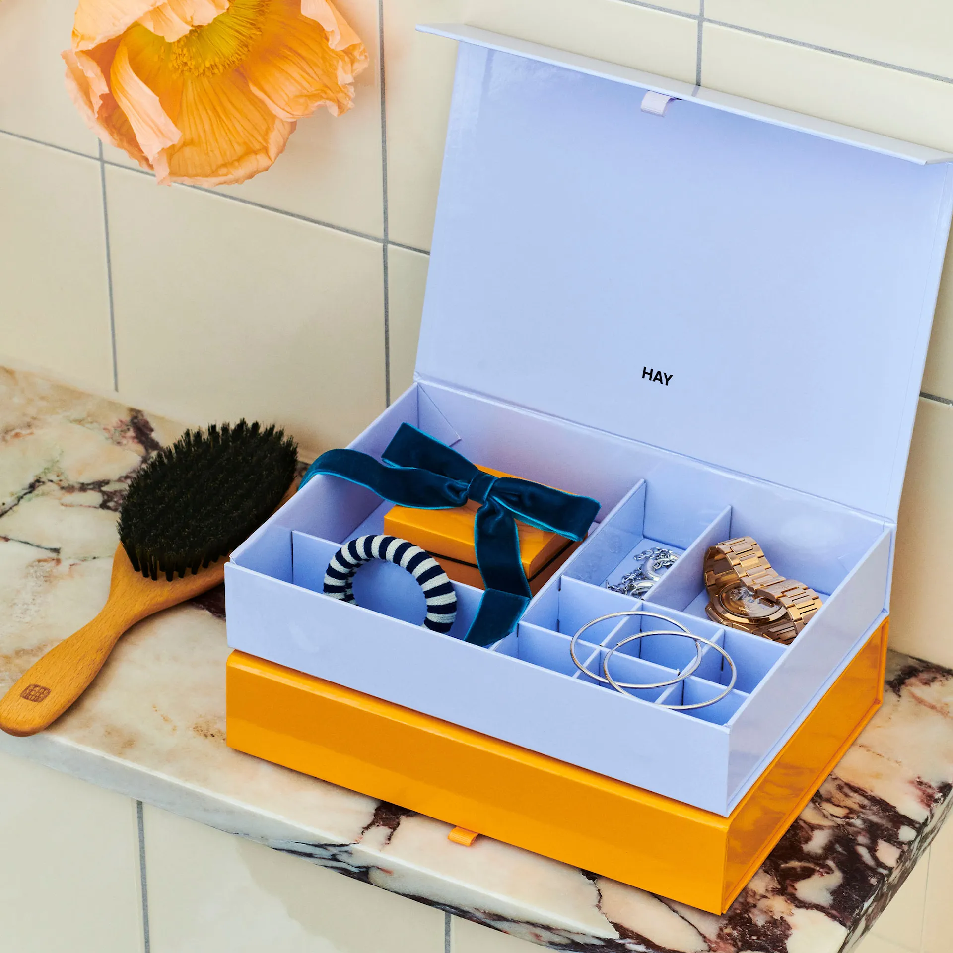 Colour Storage Jewellery Box - HAY - NO GA