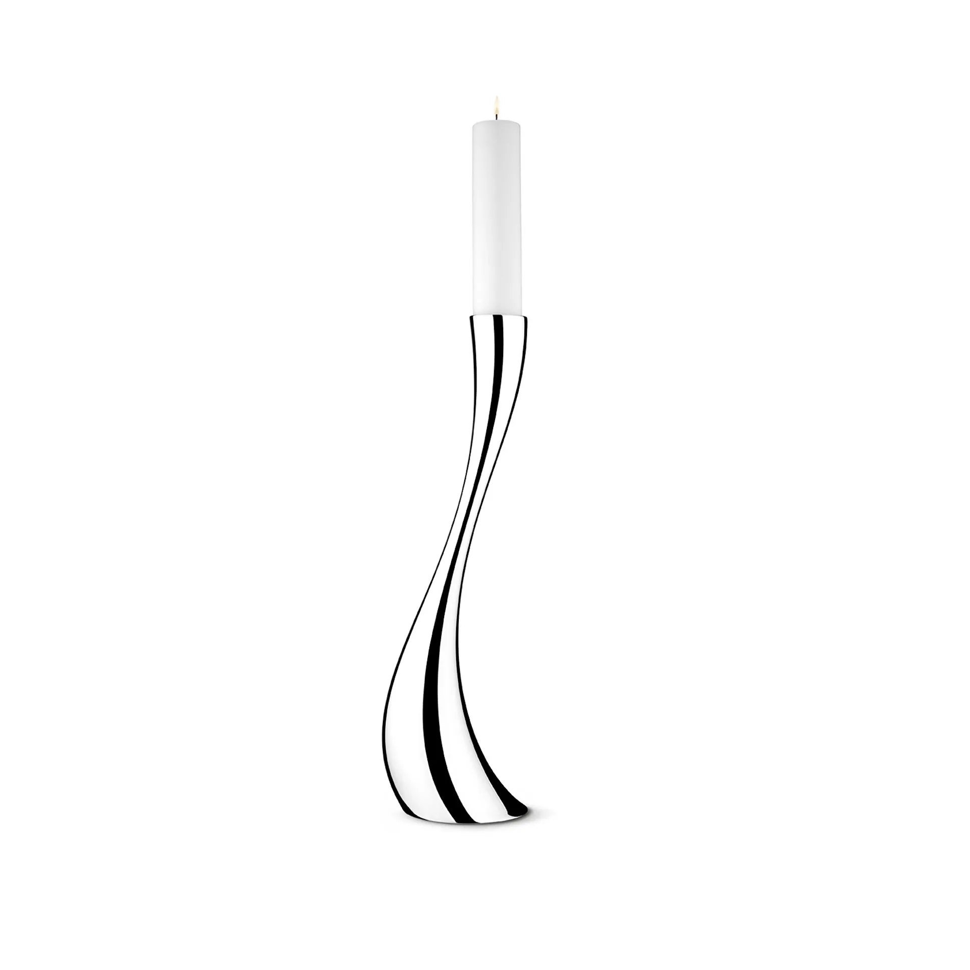 Cobra golvljusstake medium 50 cm - Georg Jensen - NO GA