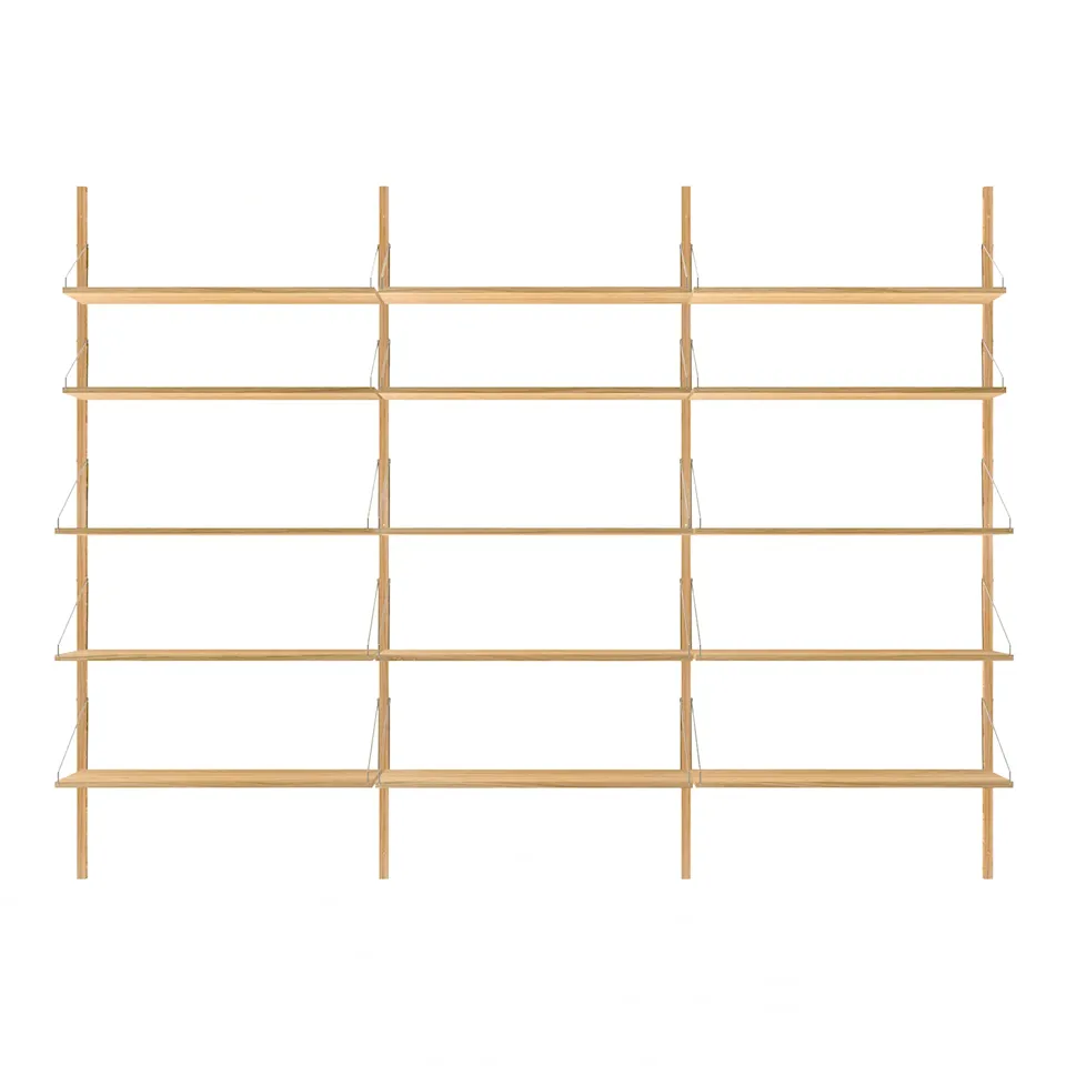 Shelf Library Triple Section hyllesystem