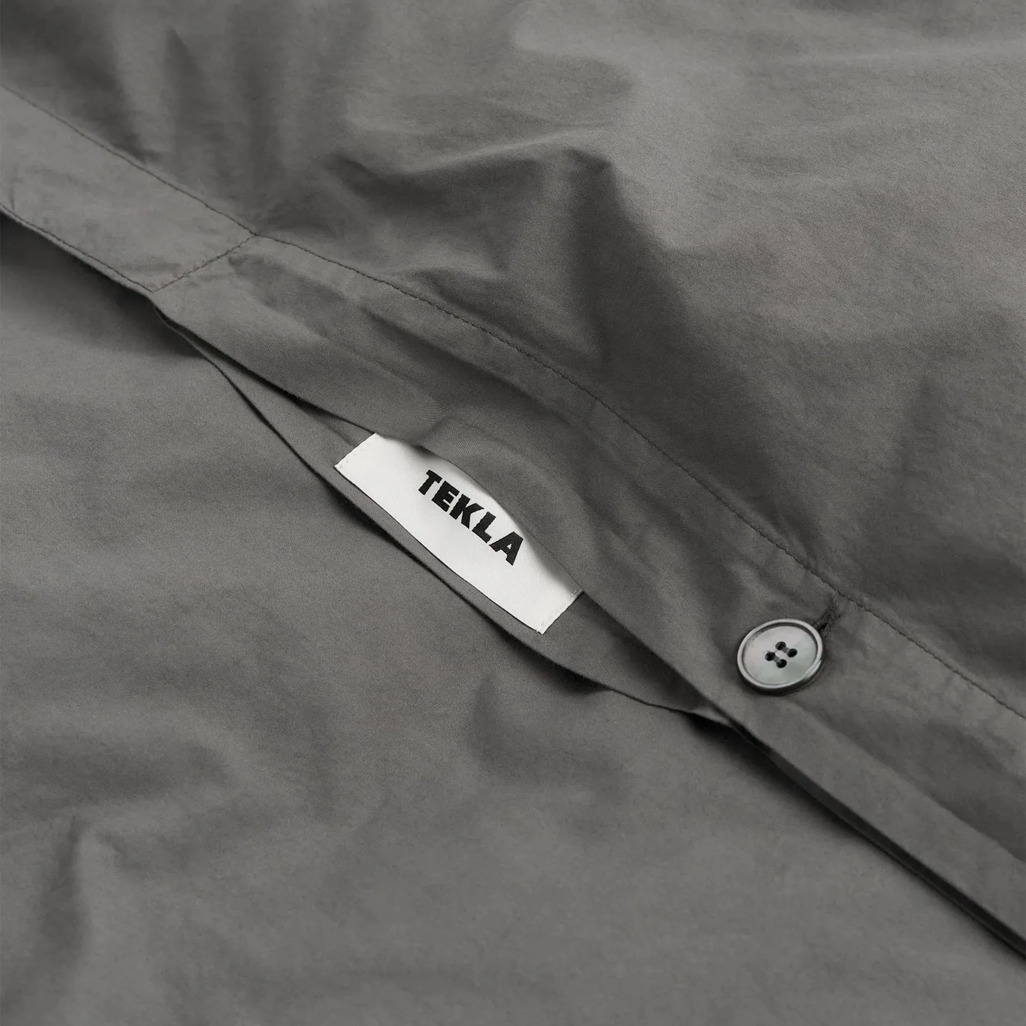 Percale Solid Dark Taupe dynetrekk - 2