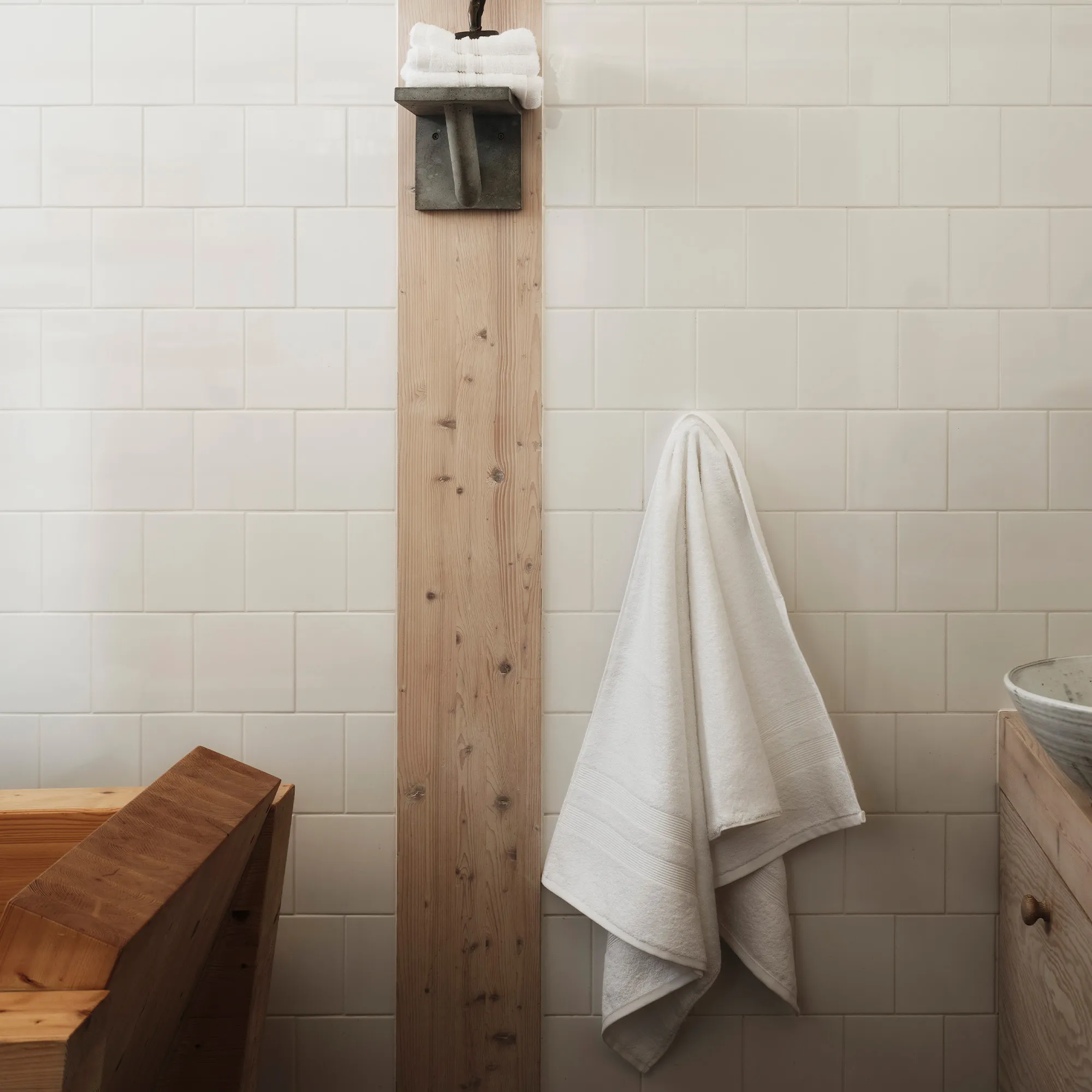 Fontana Organic White håndkle - 5