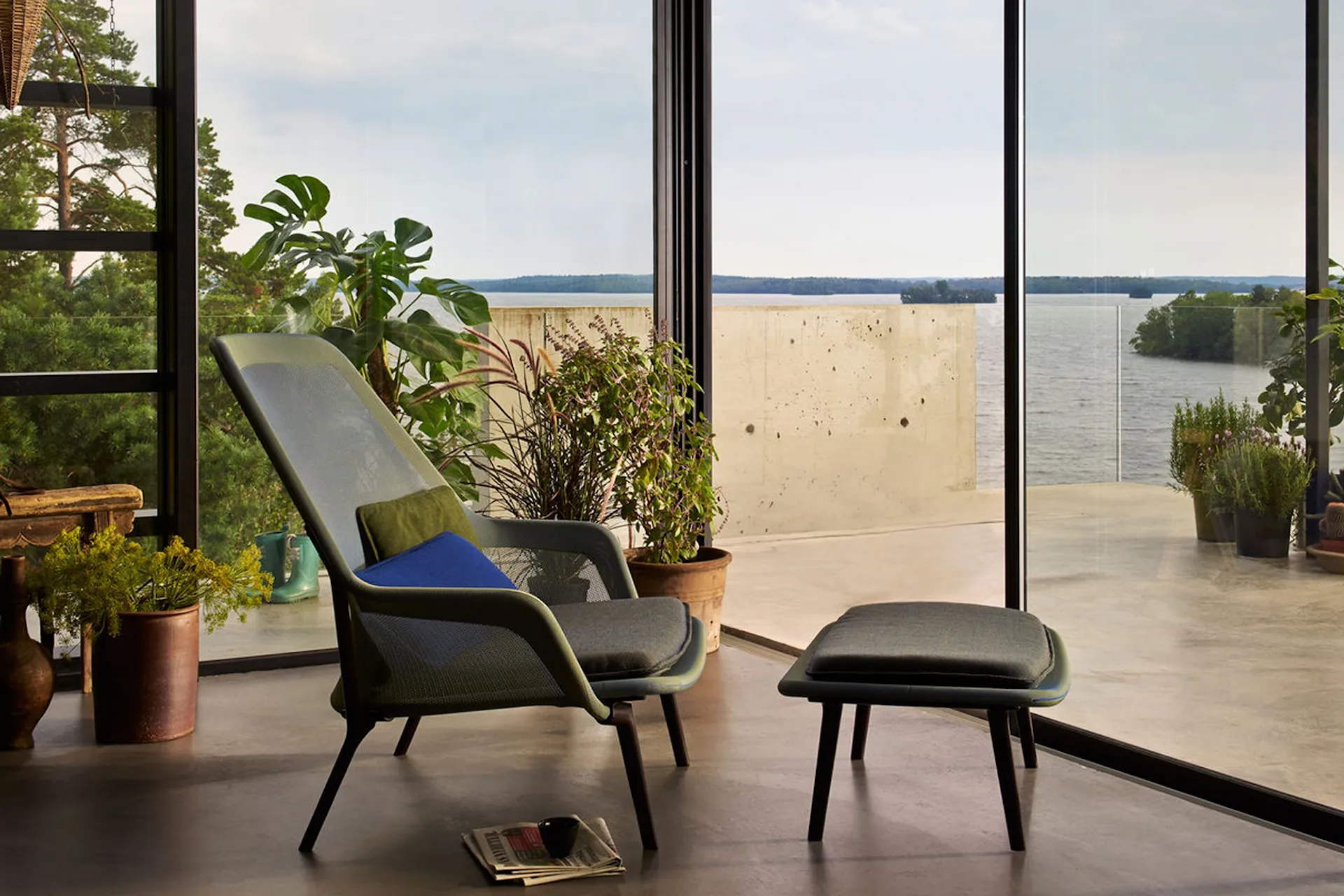 Slow Chair  Ottoman - Vitra - Ronan & Erwan Bouroullec - NO GA