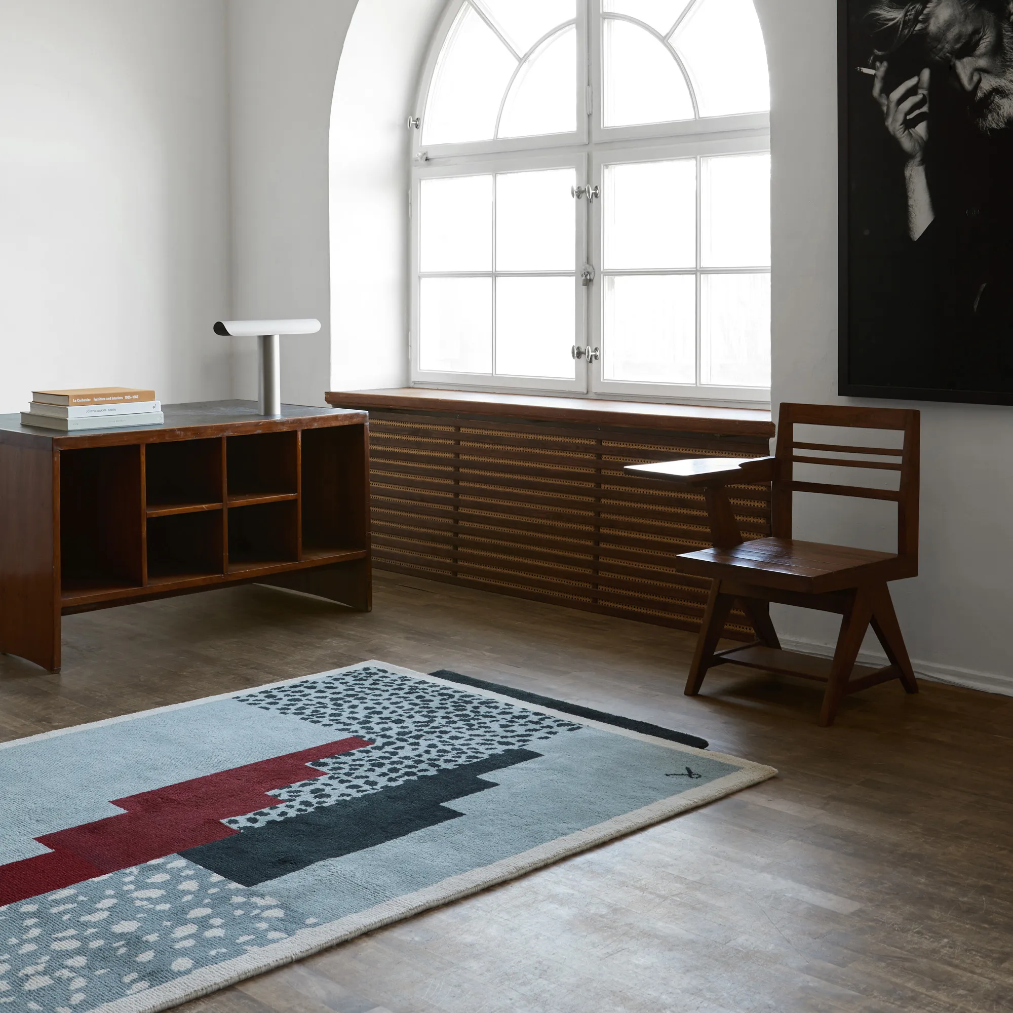 Art Deco 1 Blue ullteppe - 9