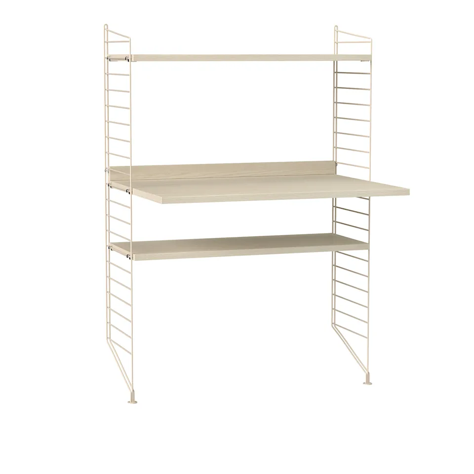 Kontor hyllesystem H ask/beige