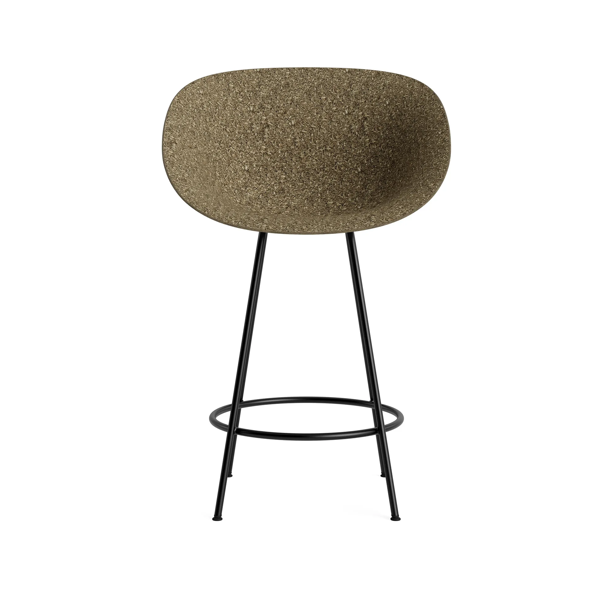 Mat Bar Armchair 65 cm Black Steel - 2