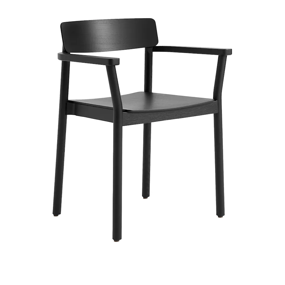 Betty Armchair TK10, Black Lacquered Ash