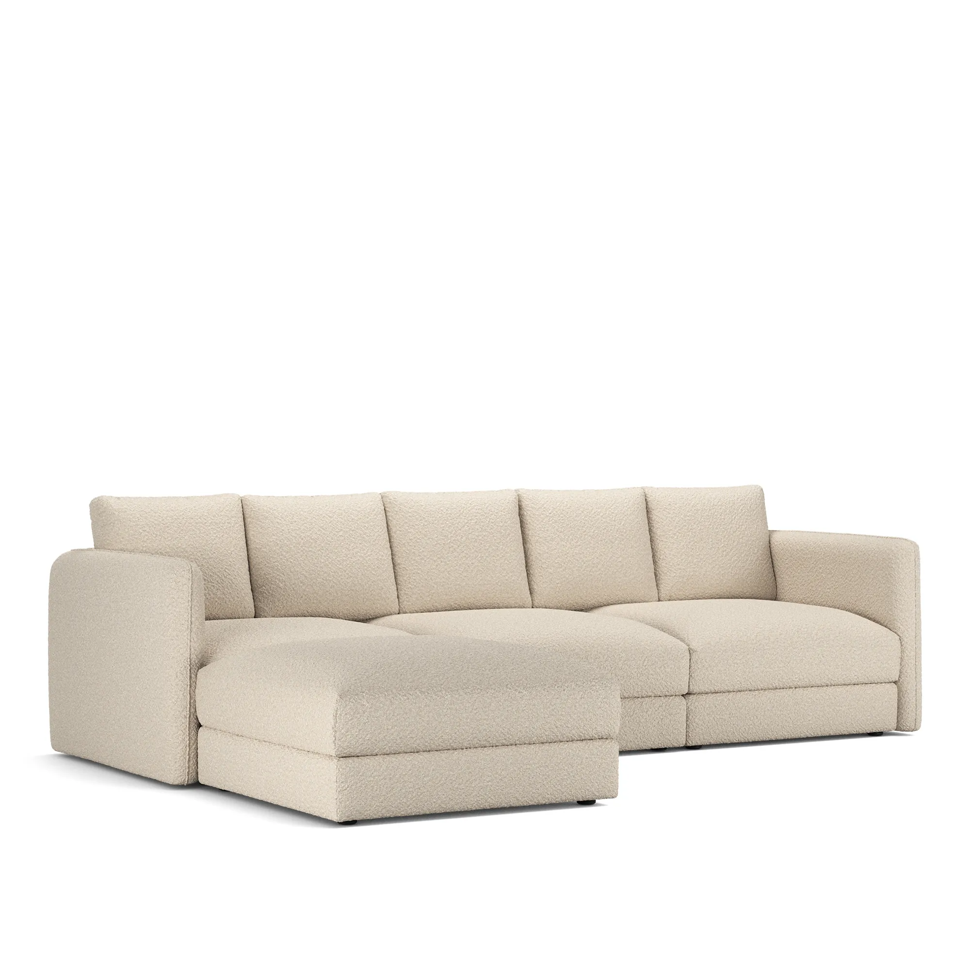 Pavarotti 02 3-seters sofa med fotskammel - 4