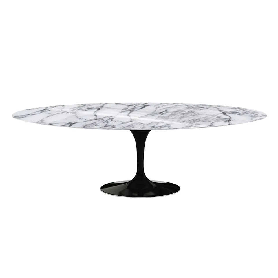 Saarinen Oval spisebord 244 cm Black