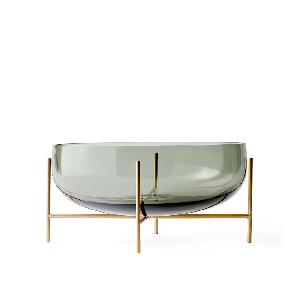 Echasse Series - Bowl Smoke/Brushed Brass, Large