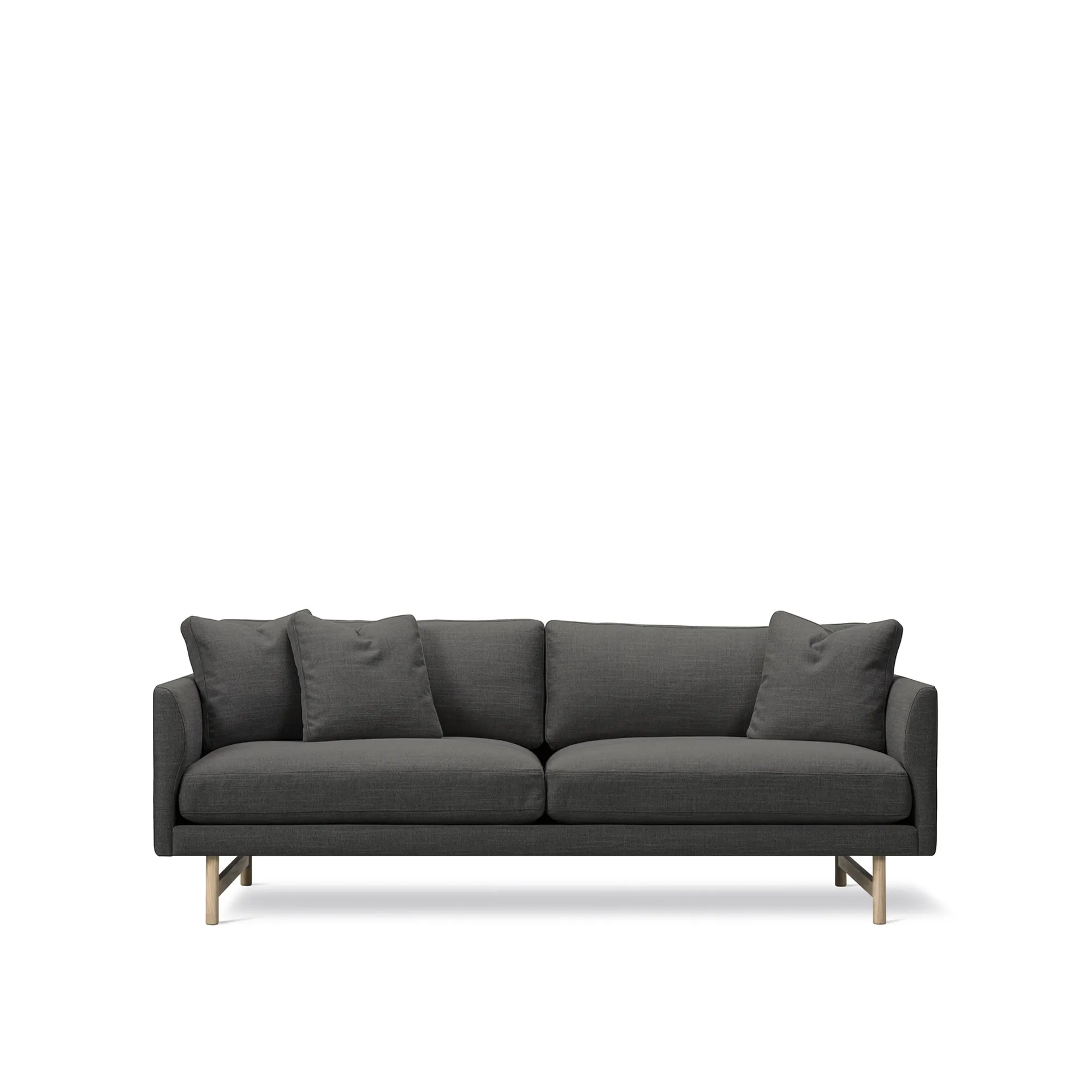 Calmo 2-seters sofa lakkert eik - 1